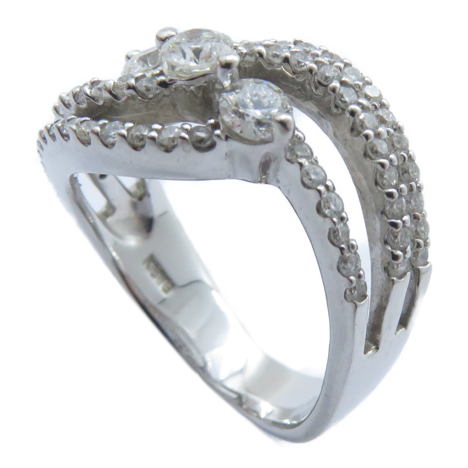 JEWELRY 【激減優惠】18K白金Diamond Ring 1.00ct鑽石戒指US#6.75