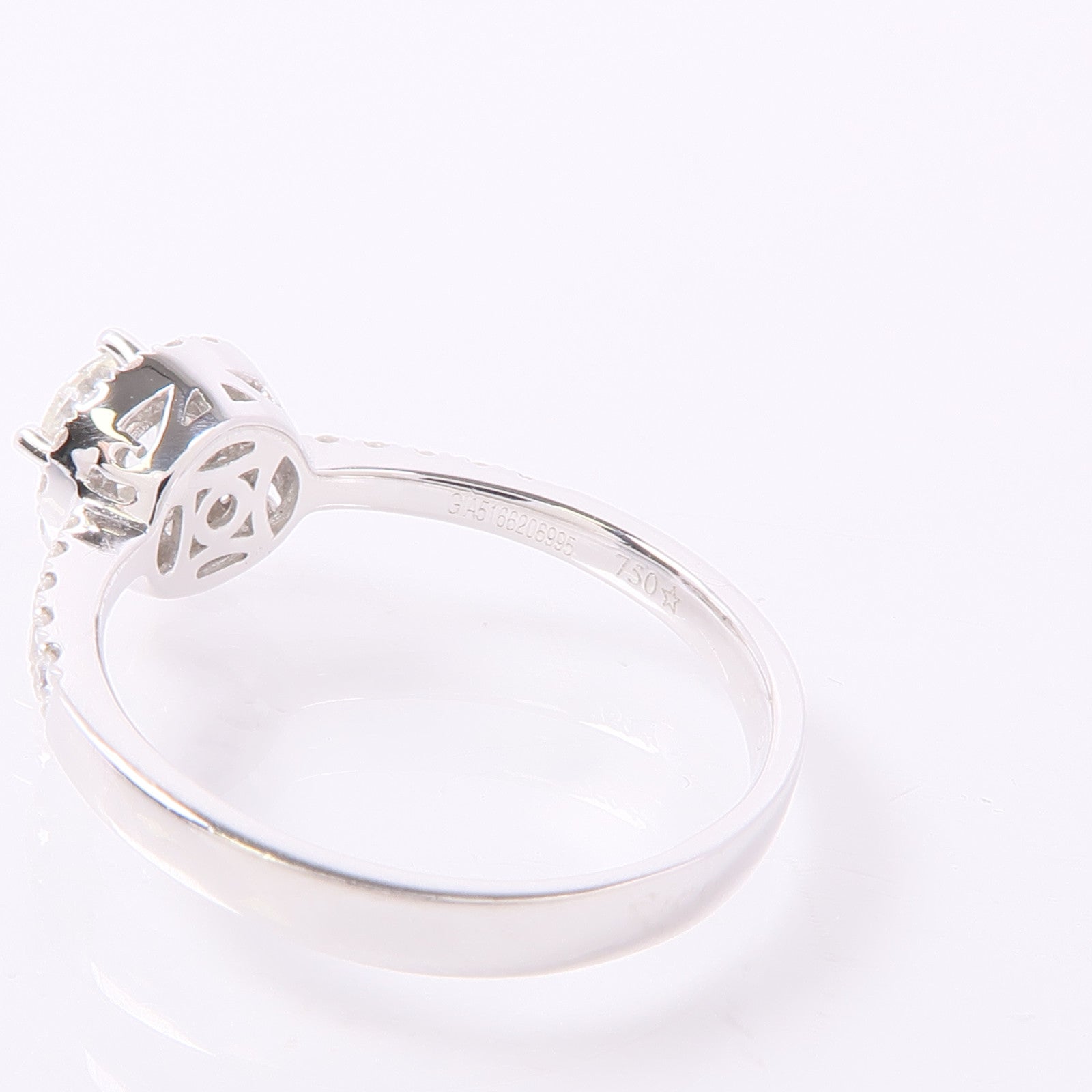 JEWELRY 【激減優惠】18K白金Diamond Ring鑽石戒指US#6.5