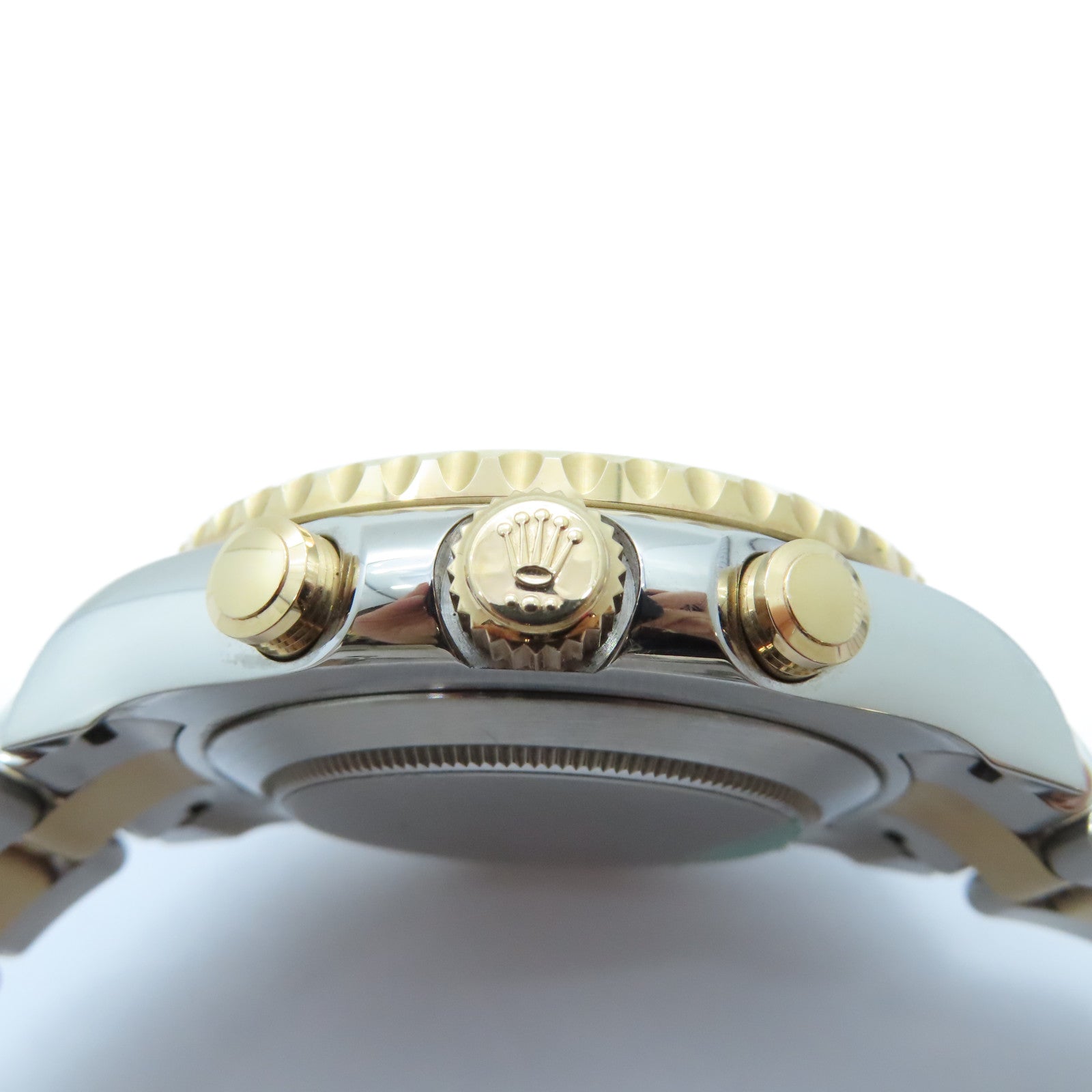 ROLEX Yacht Master II 18K玫瑰金/不鏽鋼手錶自動機芯白色