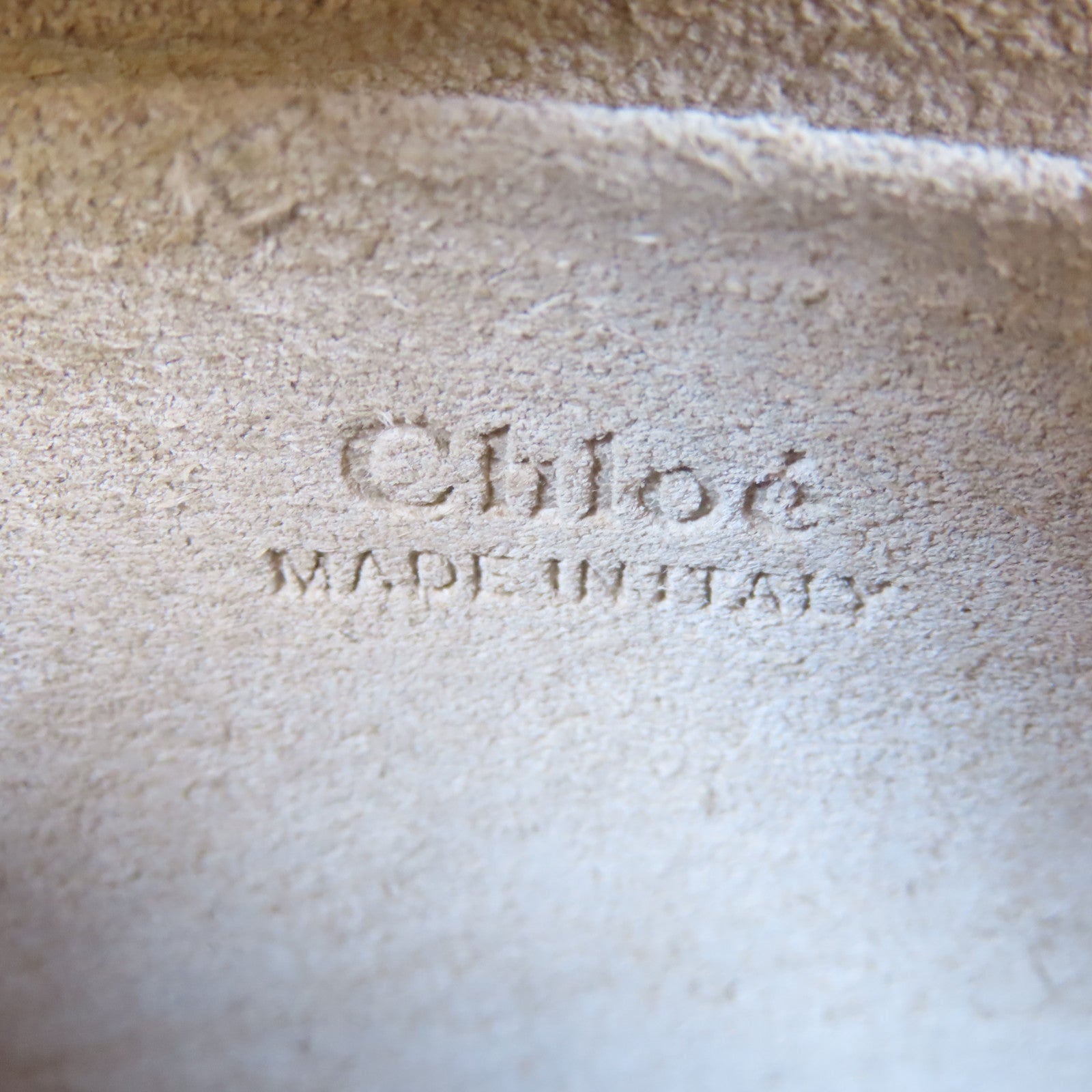 Chloe 牛皮皮革Shoulder Bag金扣手挽肩背兩用袋橙色