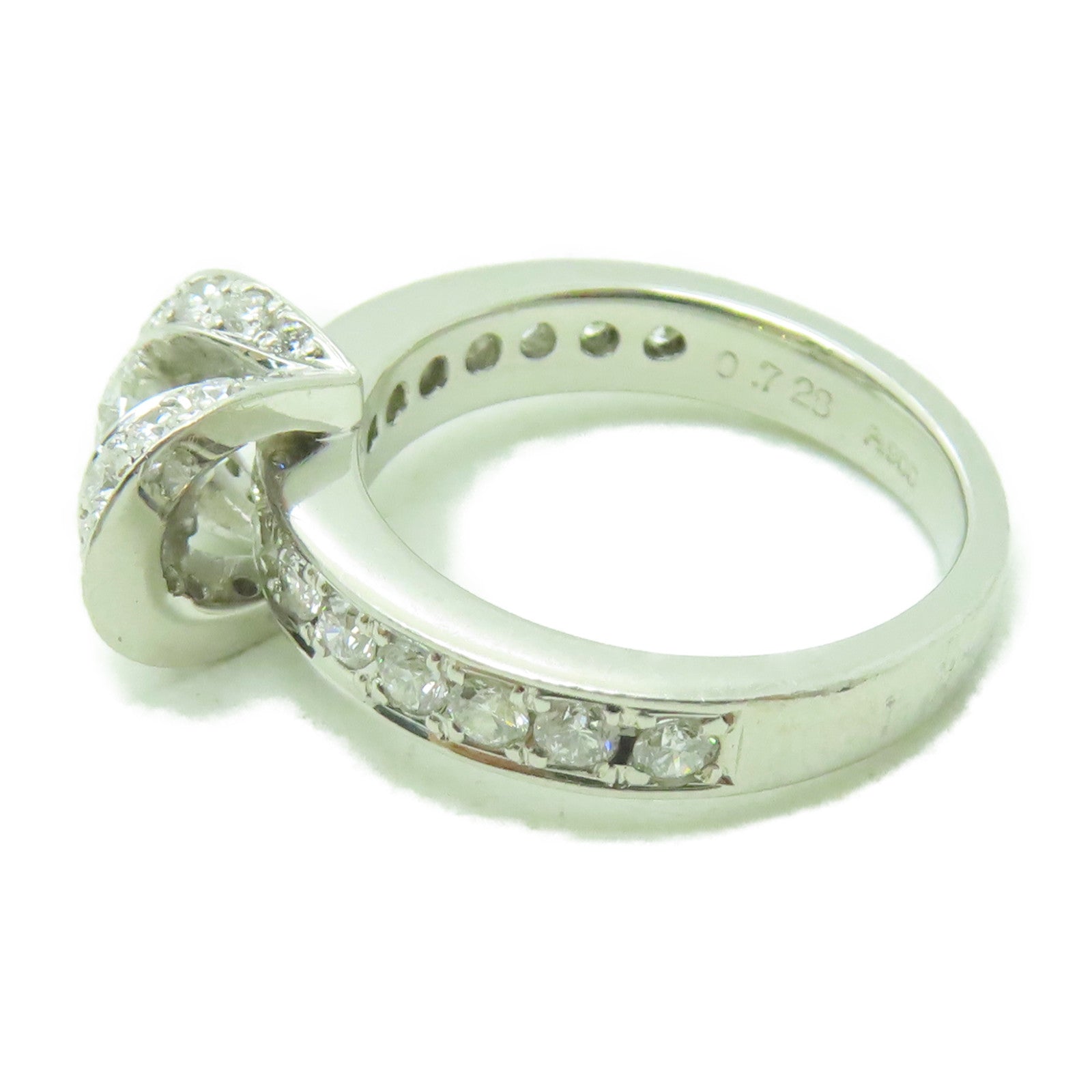 JEWELRY **【激減優惠】PT900鉑金Diamond Ring 1.02ct/0.728ct鑽石戒指US#5.75
