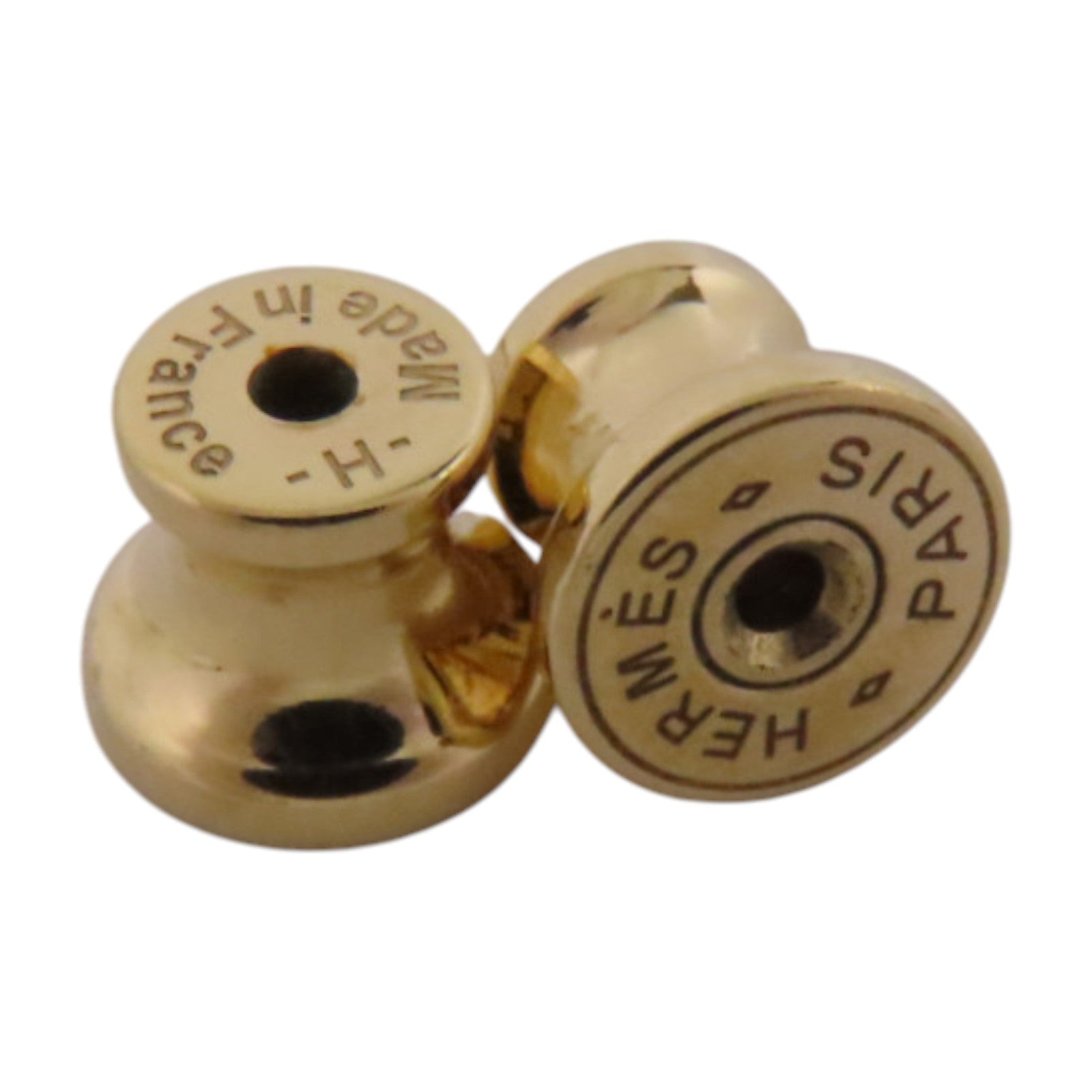 HERMES 金屬/琺瑯Eileen Earrings金扣耳環