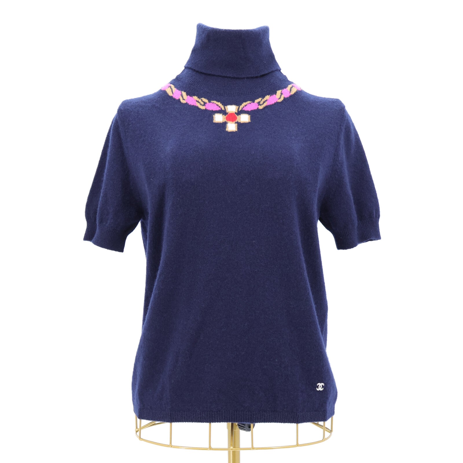 CHANEL LOOK6 Short-Sleeve Top針織