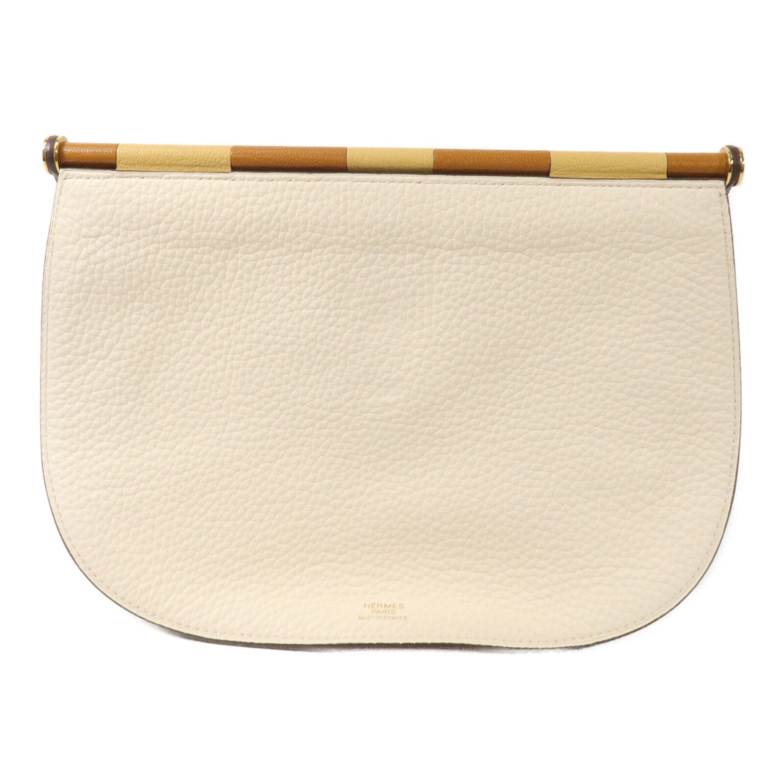 HERMES Clemence皮革Sac Saut 25肩背袋Nata