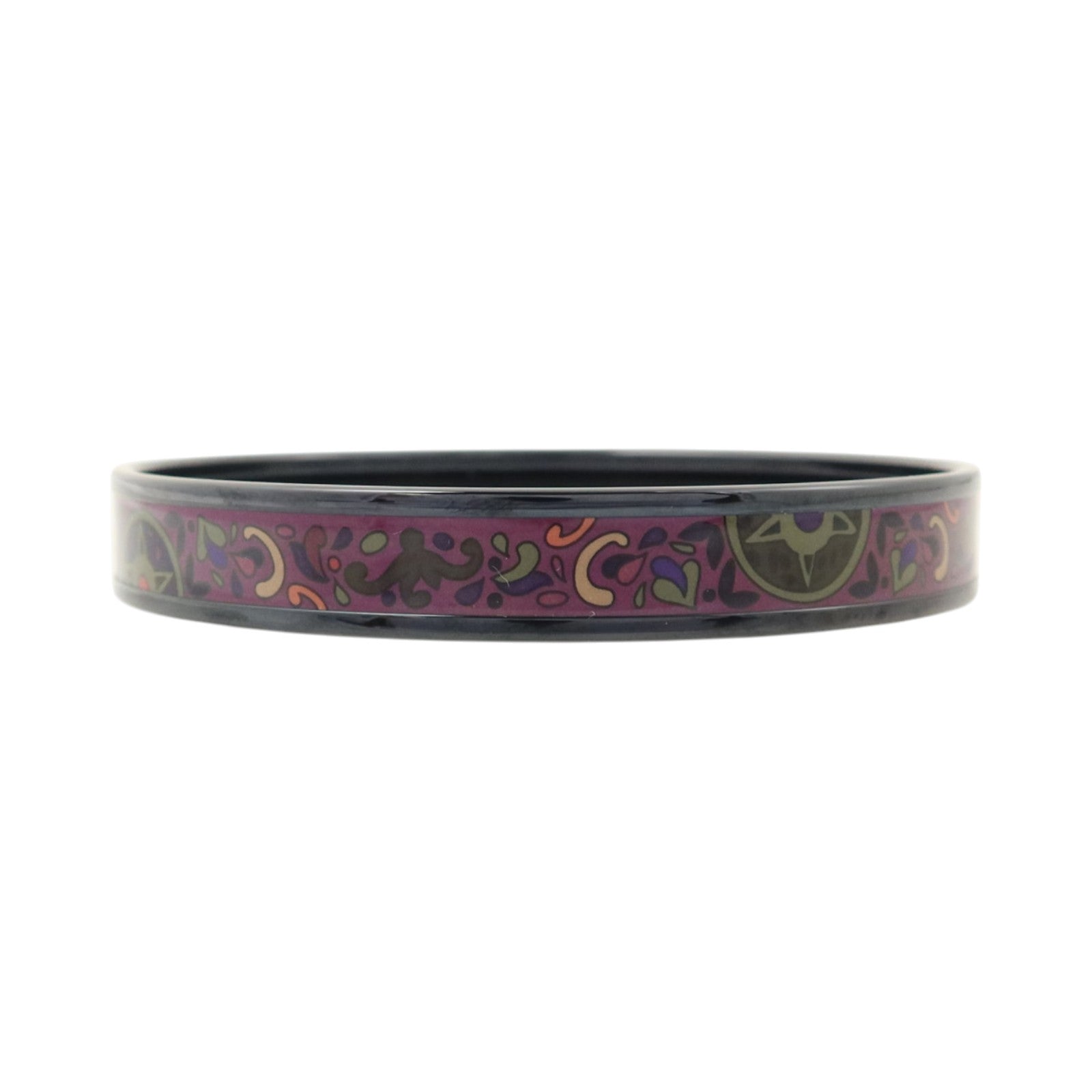 HERMES 金屬/琺瑯Enamel Narrow Bangle手鐲
