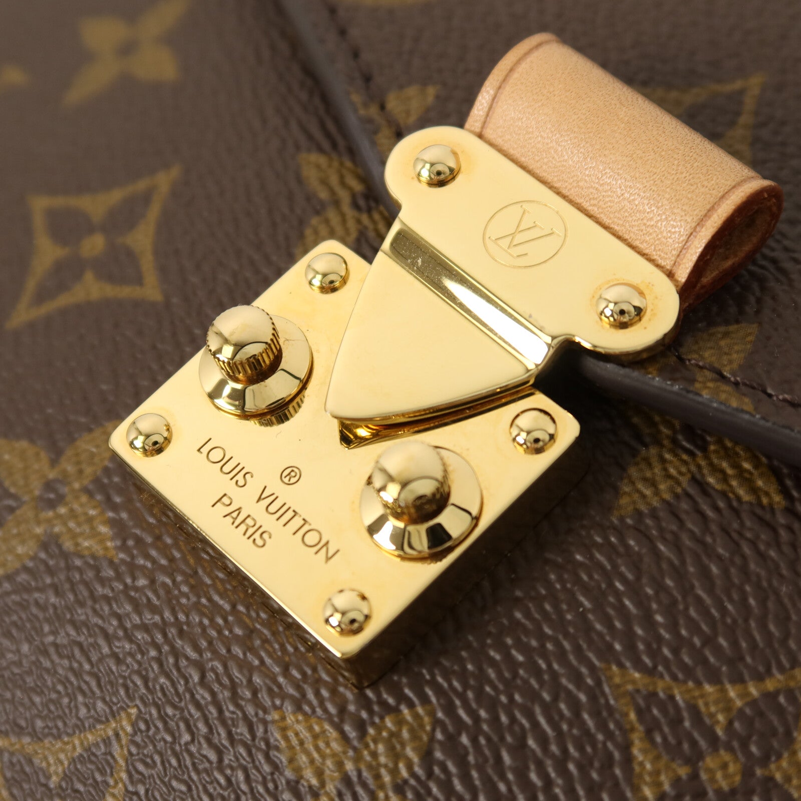 LOUIS VUITTON Monogram Pochette Metis MM金扣手挽肩背兩用袋