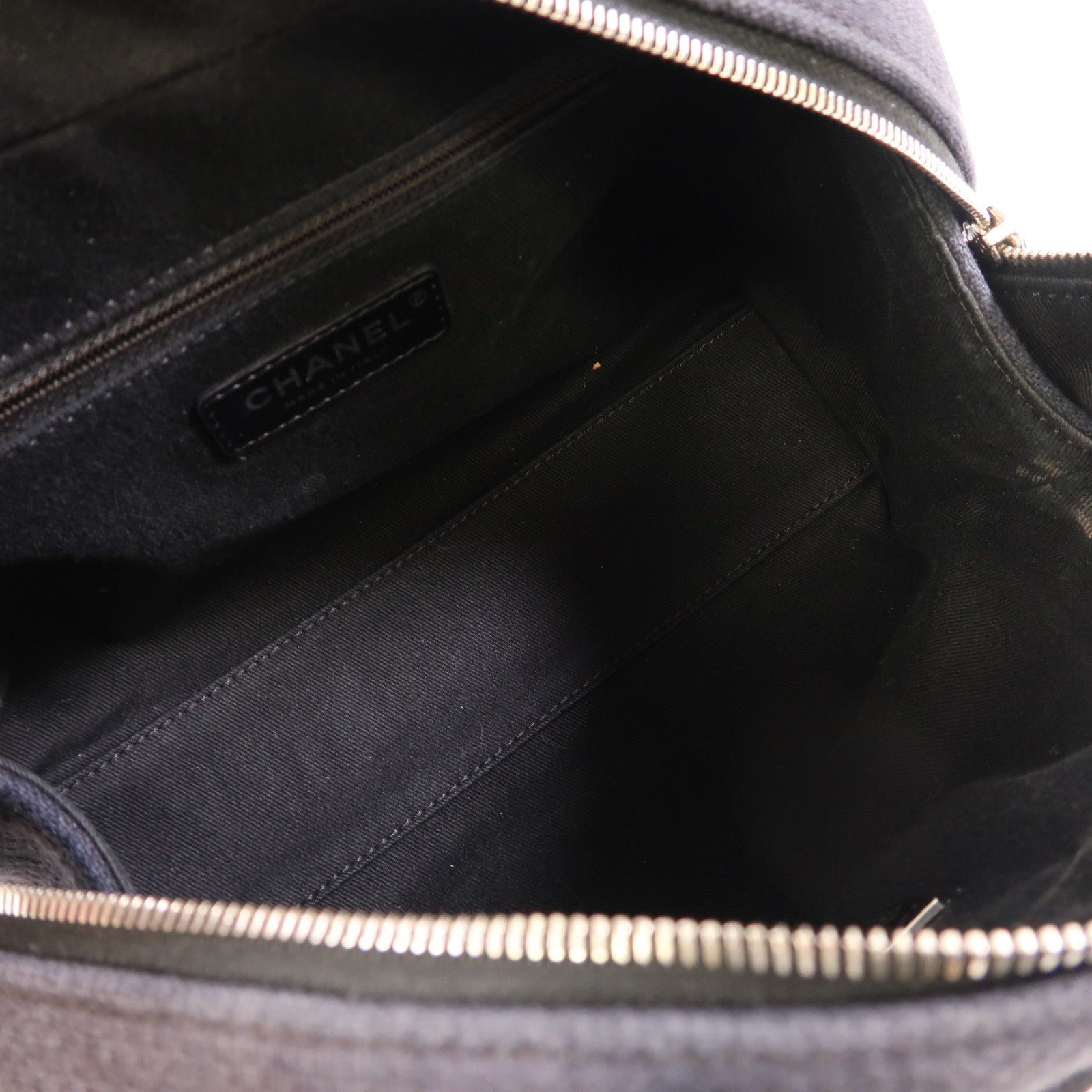 CHANEL 帆布Chain Shoulder手挽肩背兩用袋