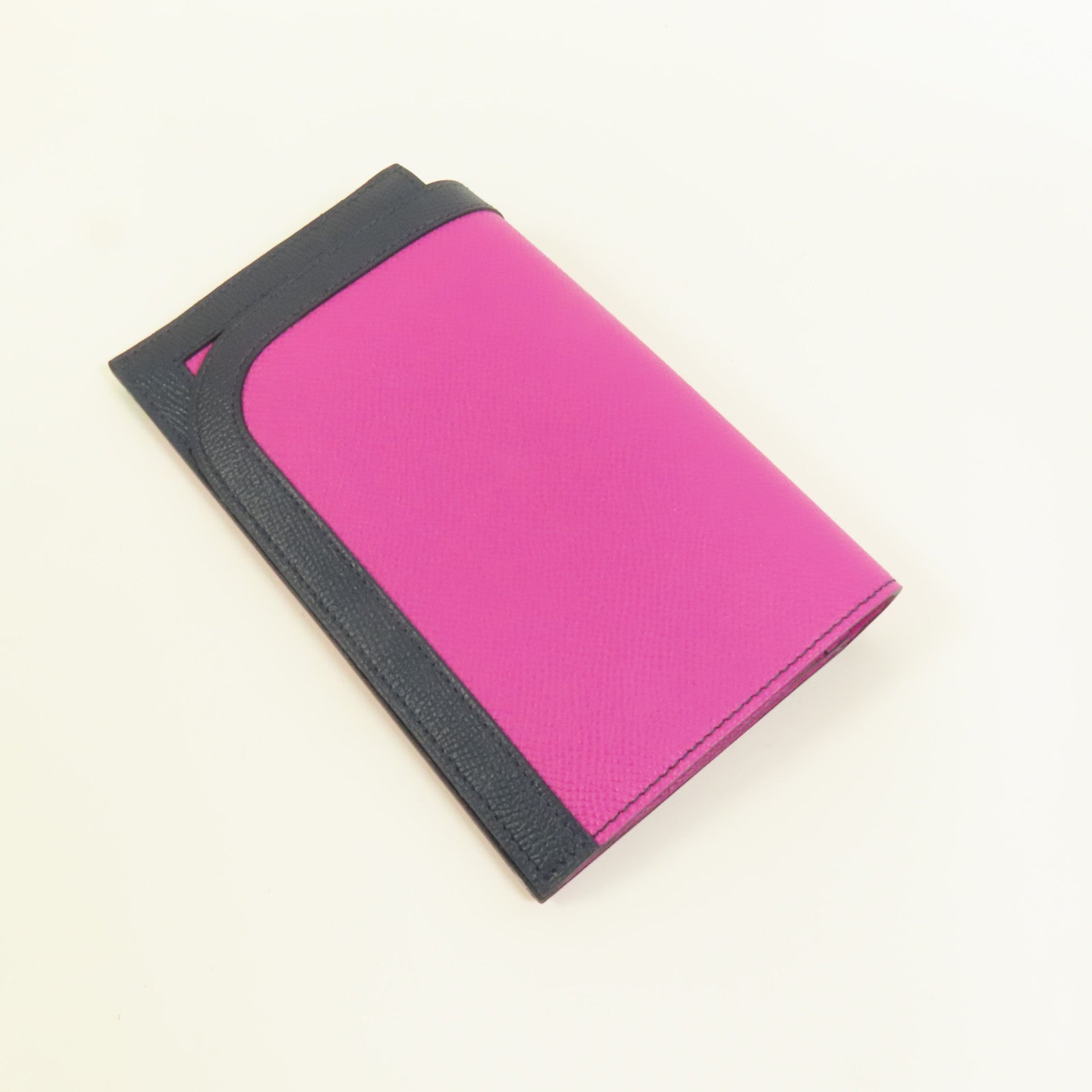 HERMES Epsom皮革Camail Long Wallet銀扣長錢包Magnolia