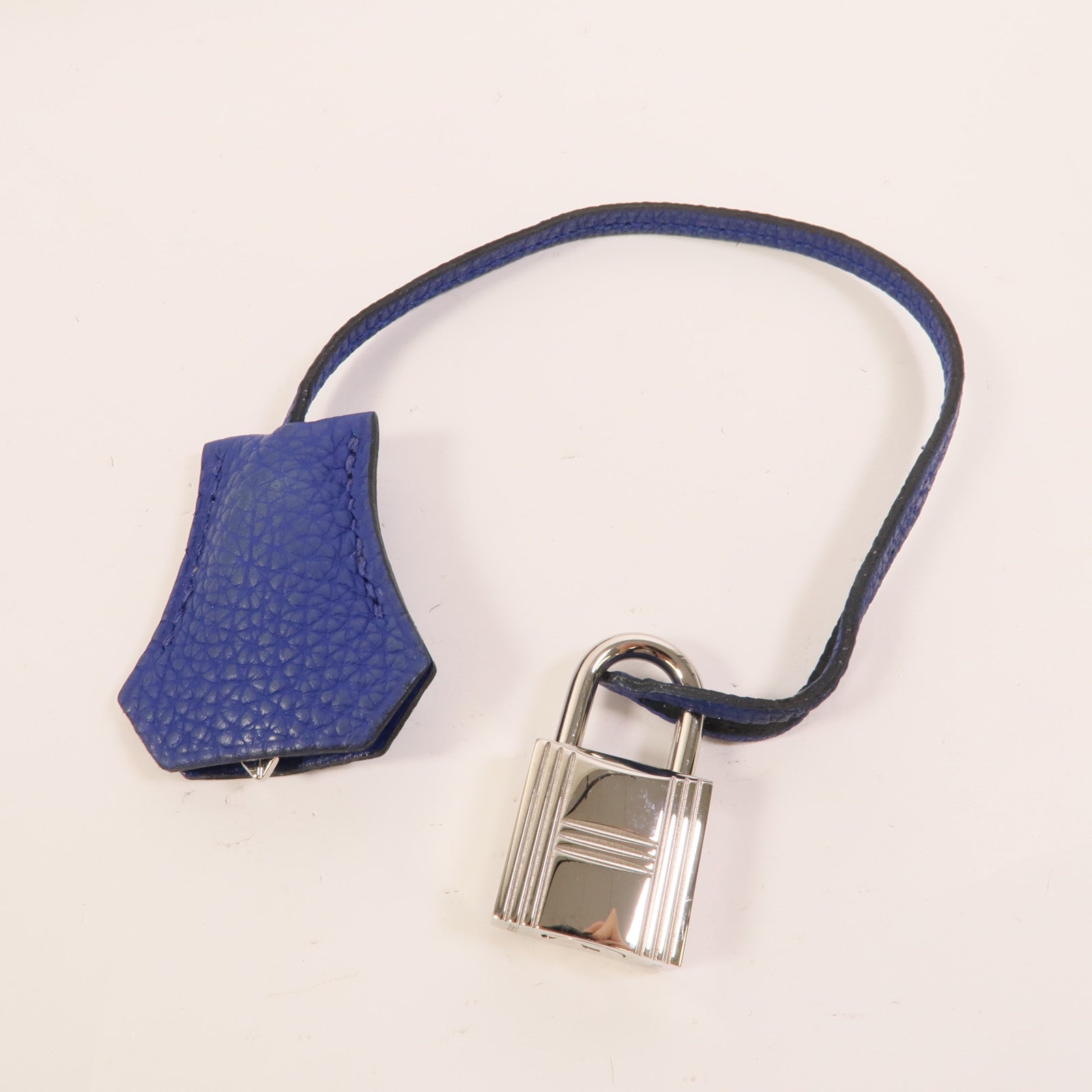 HERMES Togo皮革Kelly 32手挽肩背兩用袋Blue Electrique