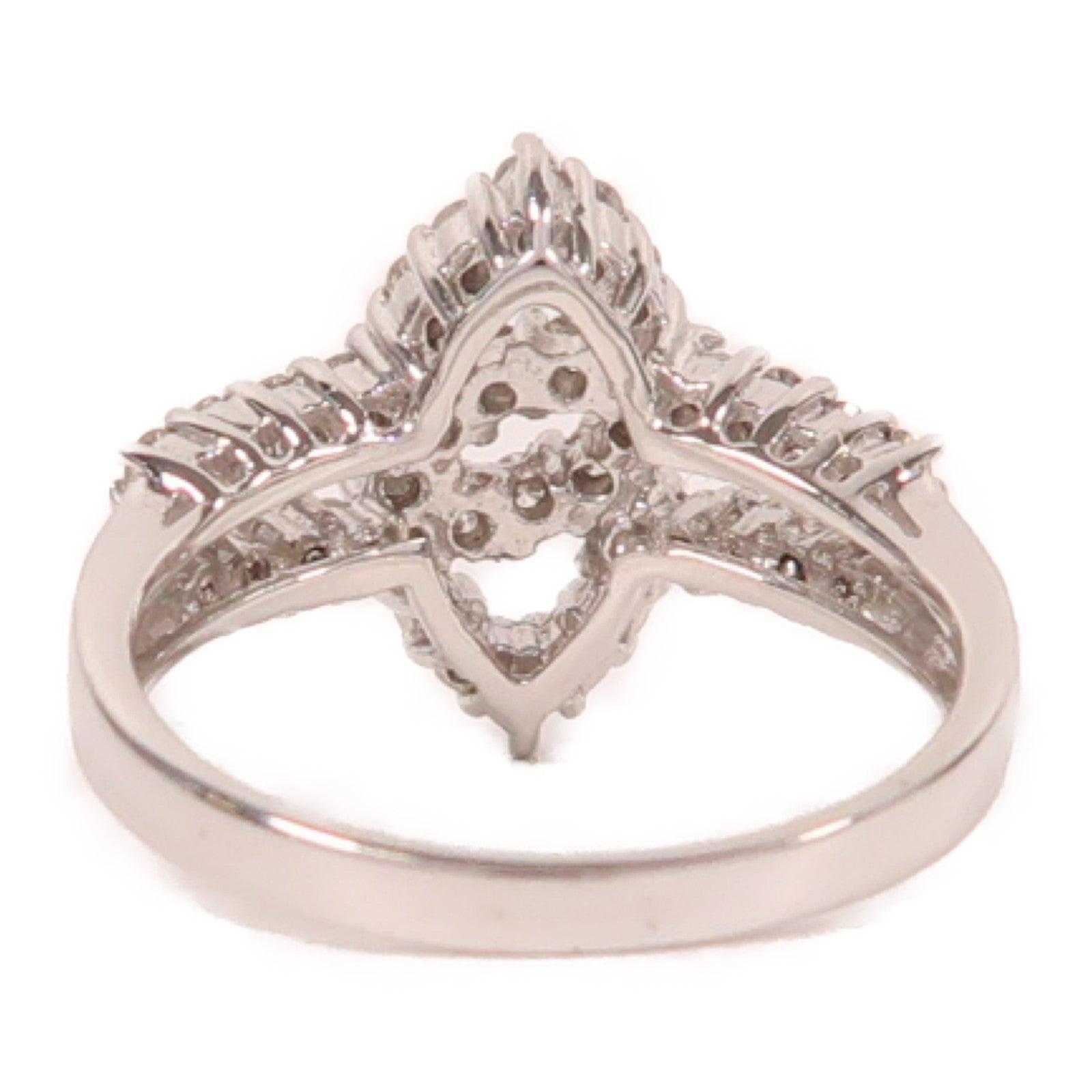 JEWELRY 18K白金Diamond Ring戒指US#5