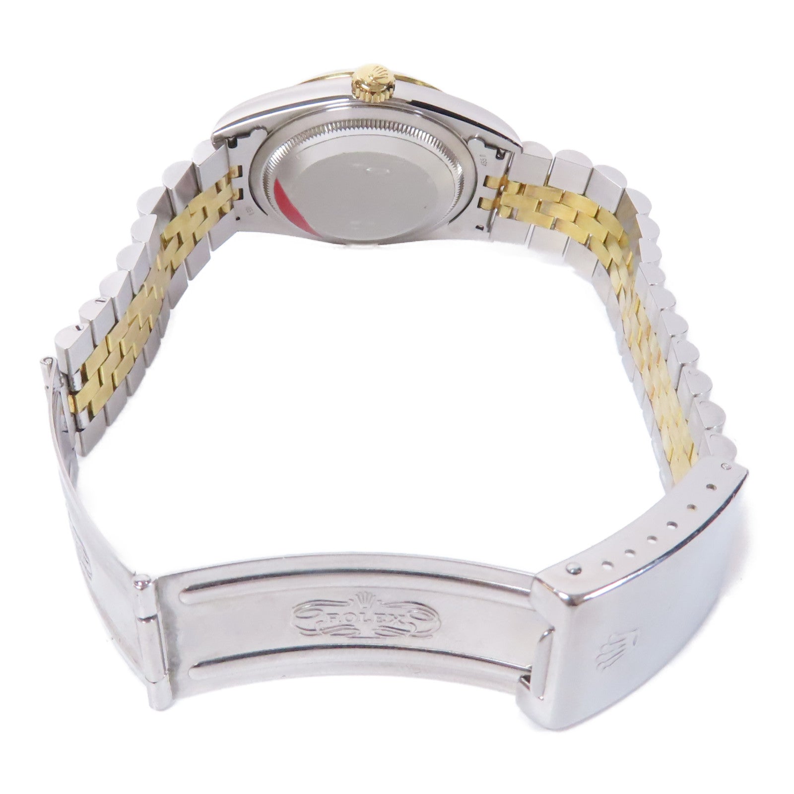 ROLEX Datejust 18K黃金/不鏽鋼手錶自動機芯金色