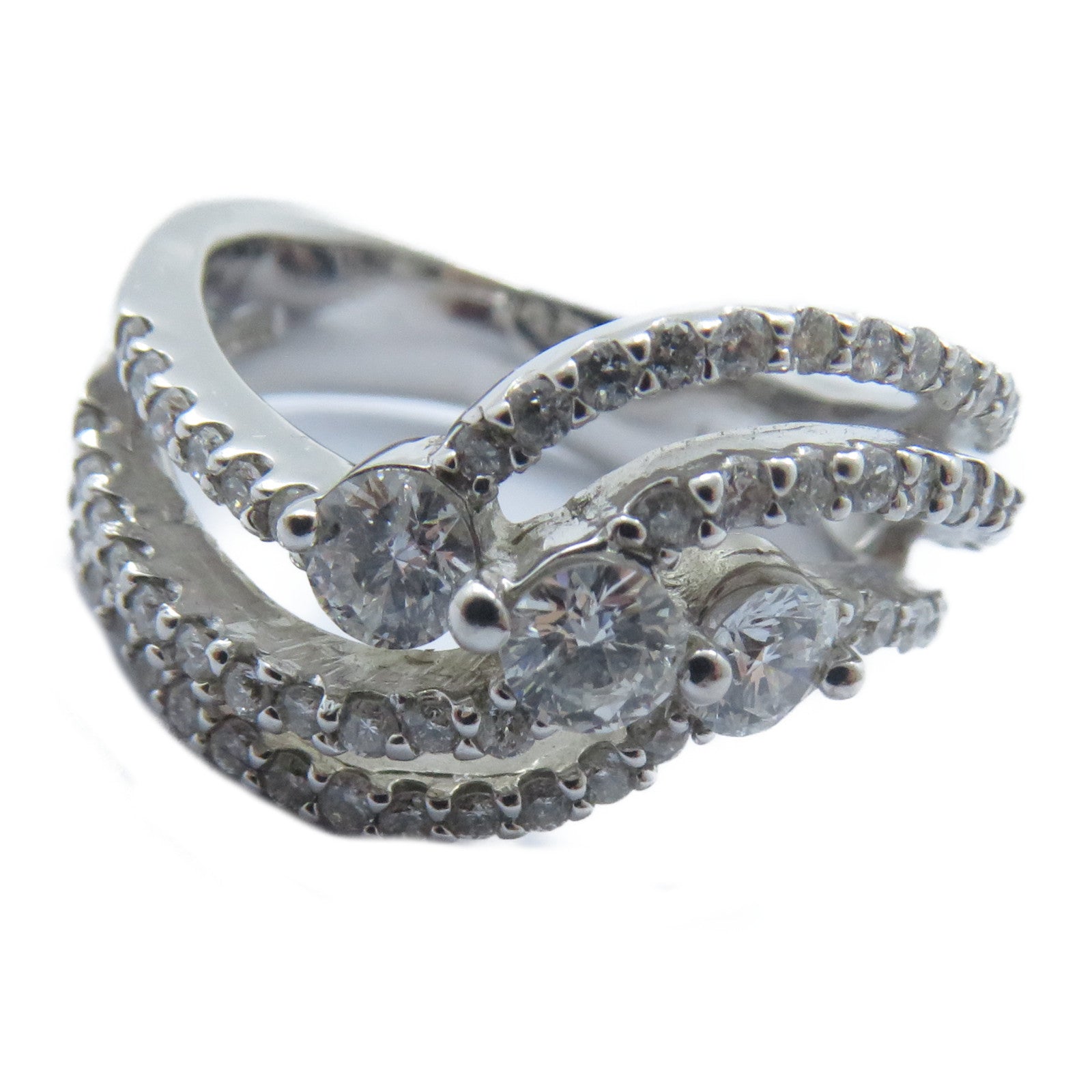 JEWELRY 【激減優惠】18K白金Diamond Ring 1.00ct鑽石戒指US#6.75