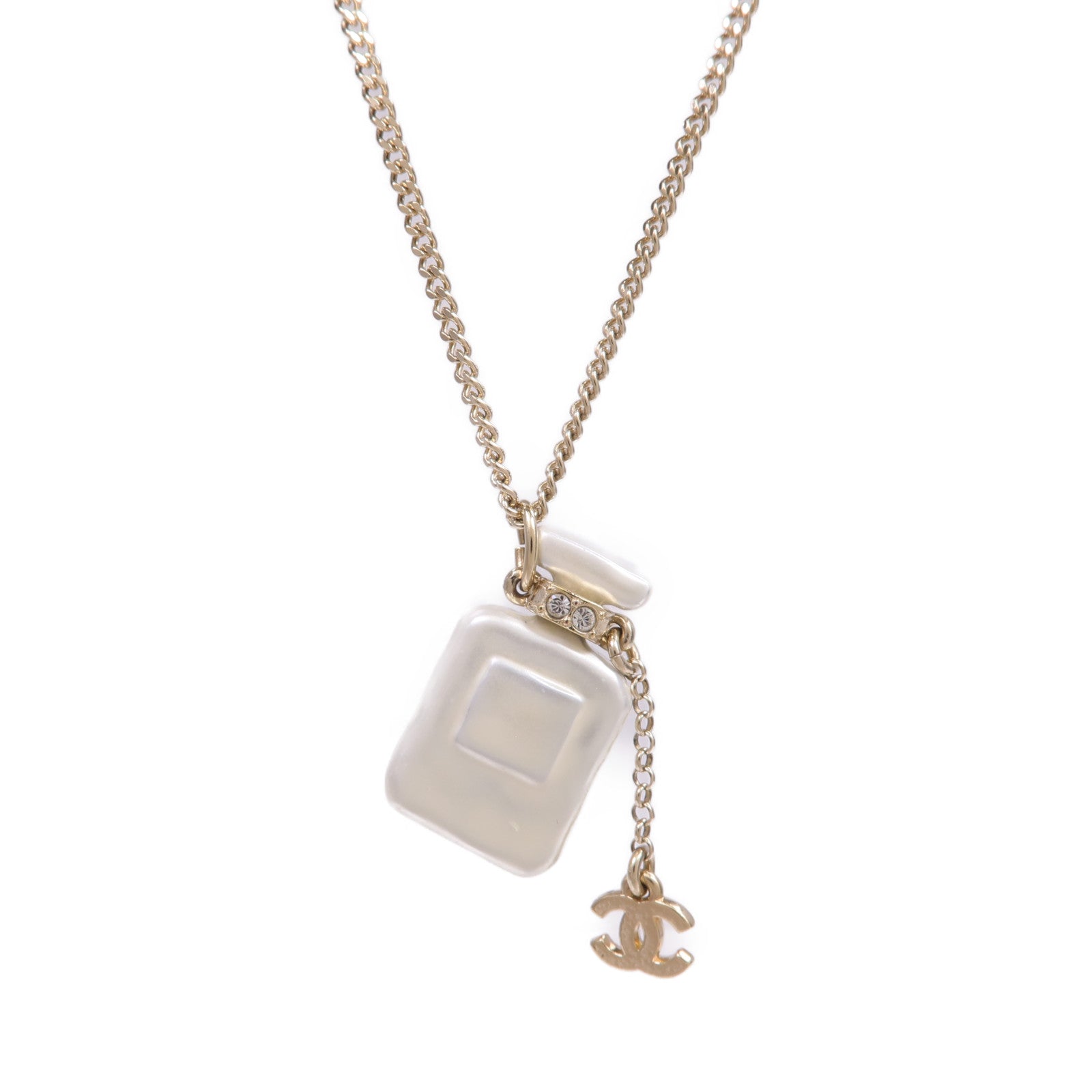CHANEL 金屬/水晶Necklace項鍊