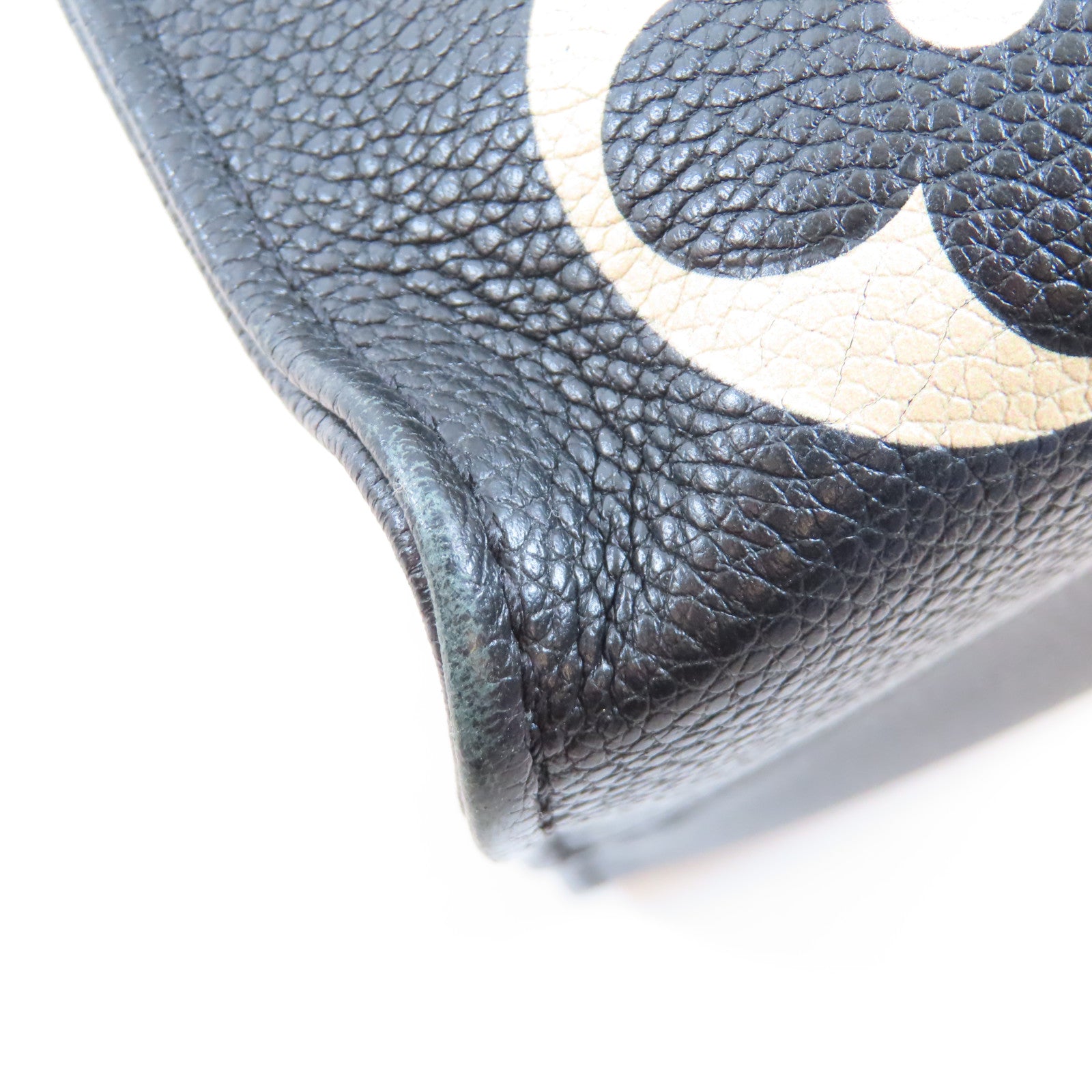 LOUIS VUITTON Monogram Empreinte OnTheGo MM金扣手挽肩背兩用袋黑色