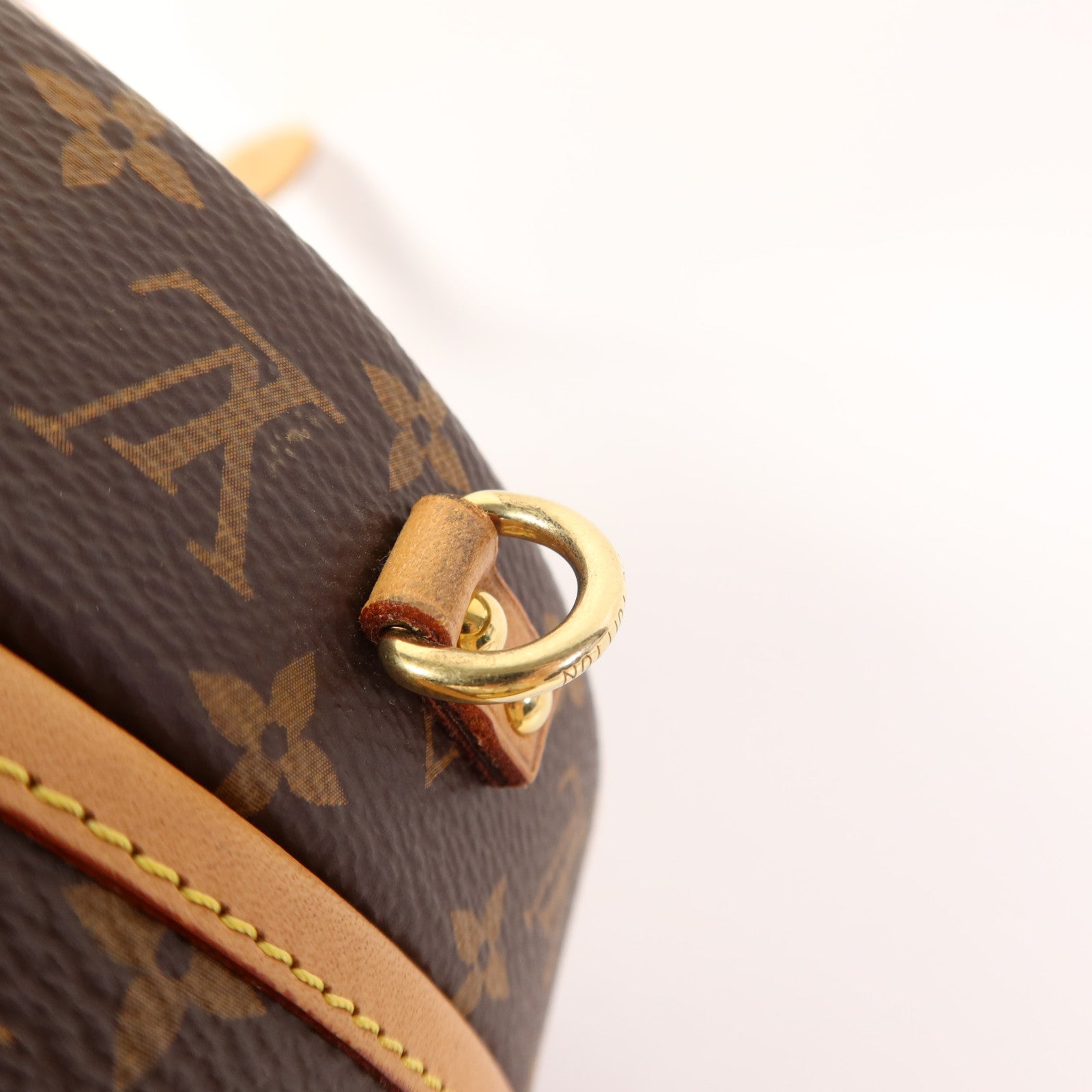 LOUIS VUITTON Monogram Petite Boite Chapeau金扣手挽肩背兩用袋