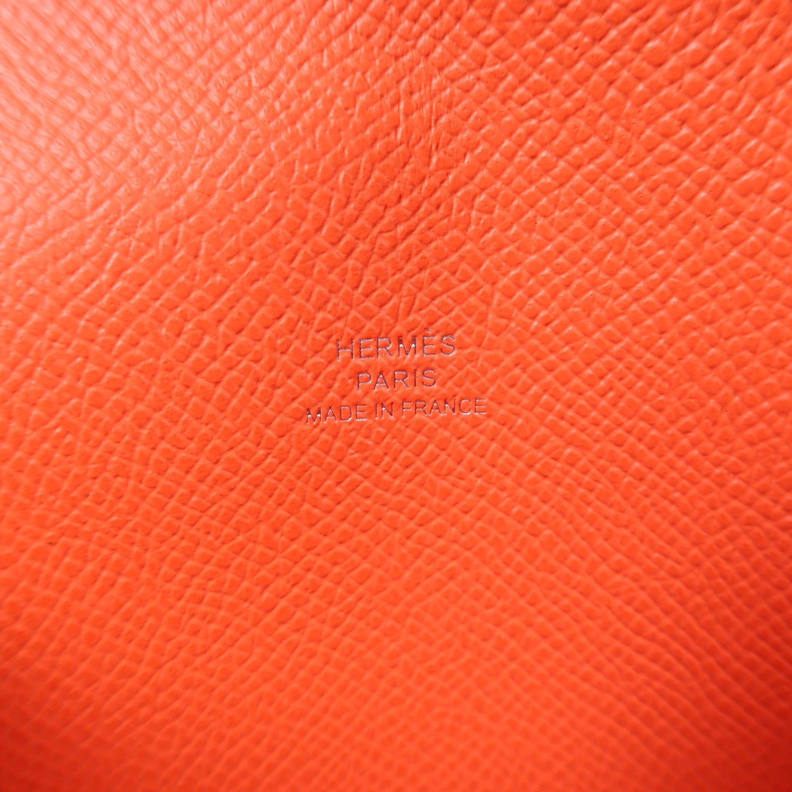 HERMES 【激減優惠】Epsom皮革Hermesnap Wallet銀扣肩背袋