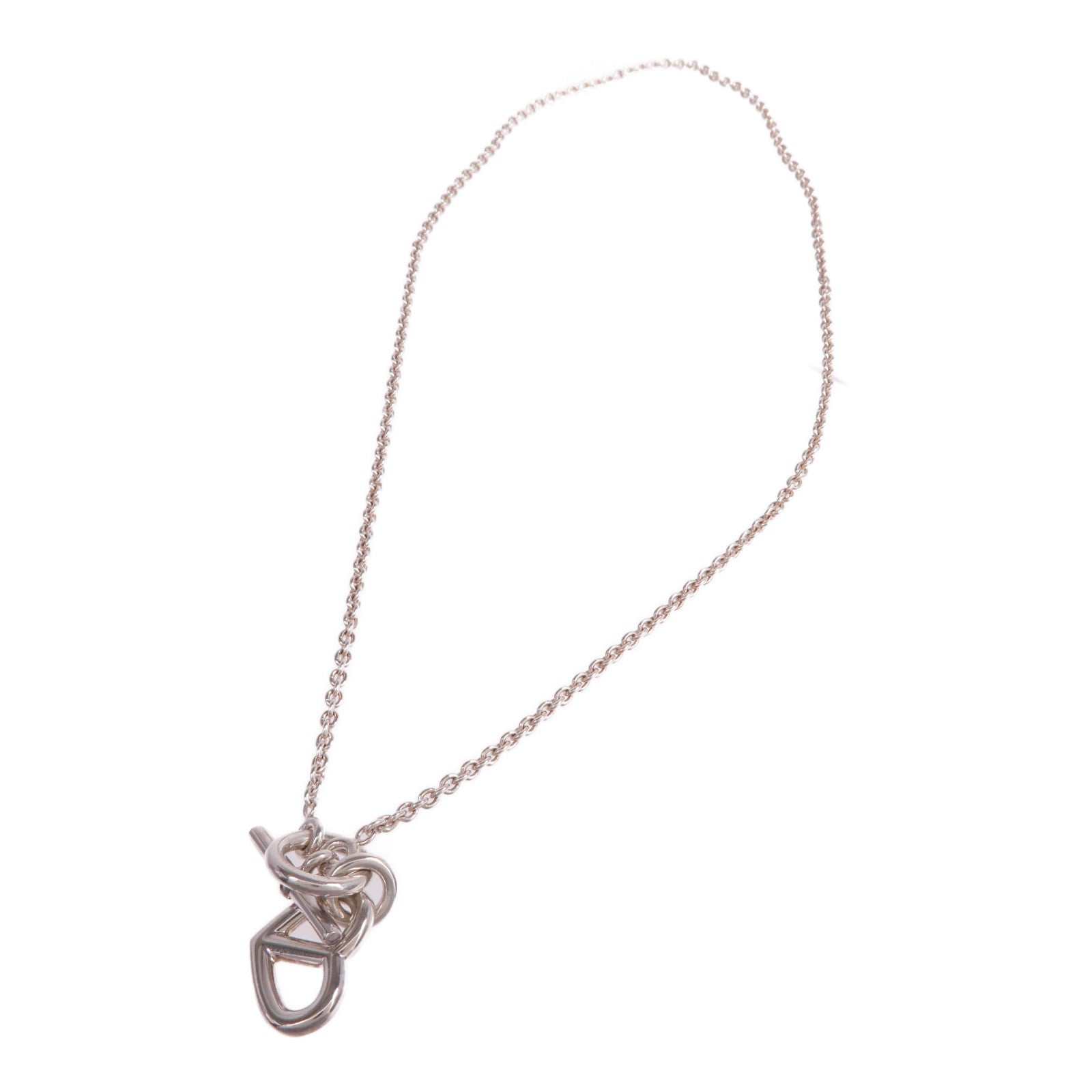 HERMES 925純銀Cache Coeur Amulette Pendant項鍊