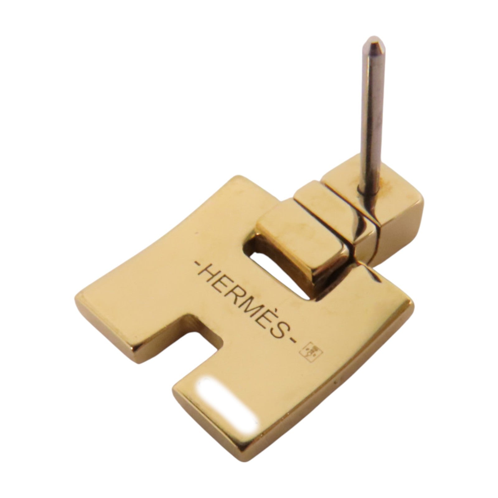 HERMES 金屬/琺瑯Eileen Earrings金扣耳環