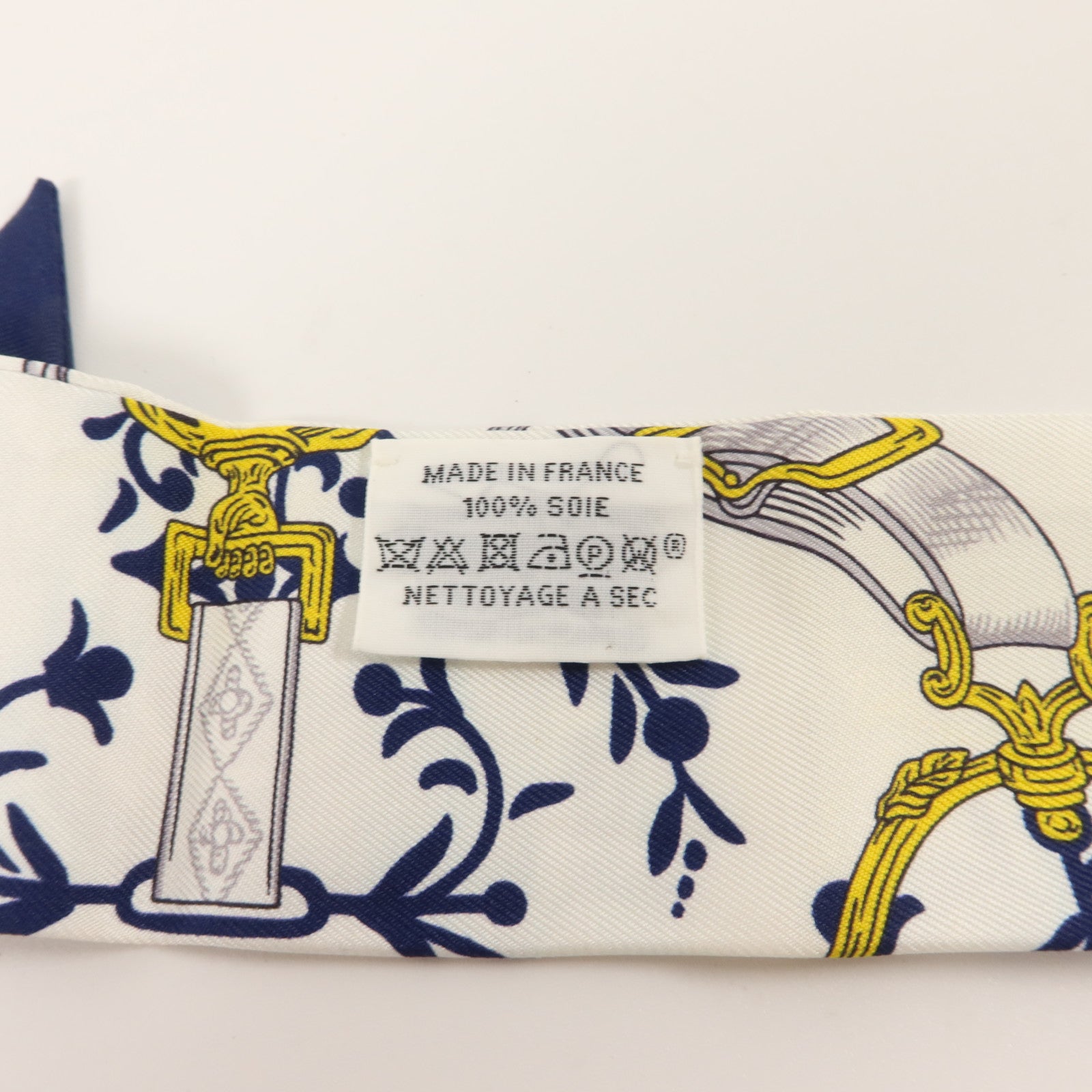 HERMES 絲質Twilly絲巾