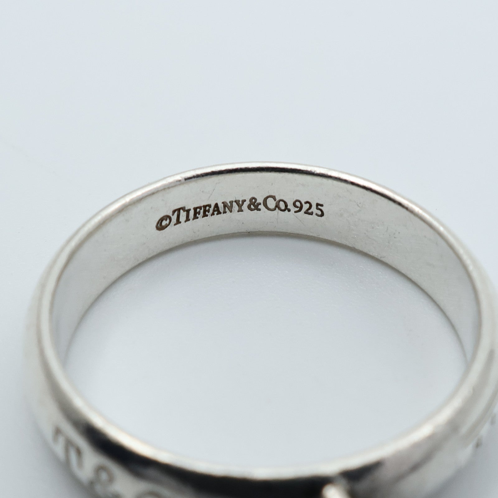 TIFFANY＆CO 【激減優惠】925/837純銀Lock Ring戒指US#5.75