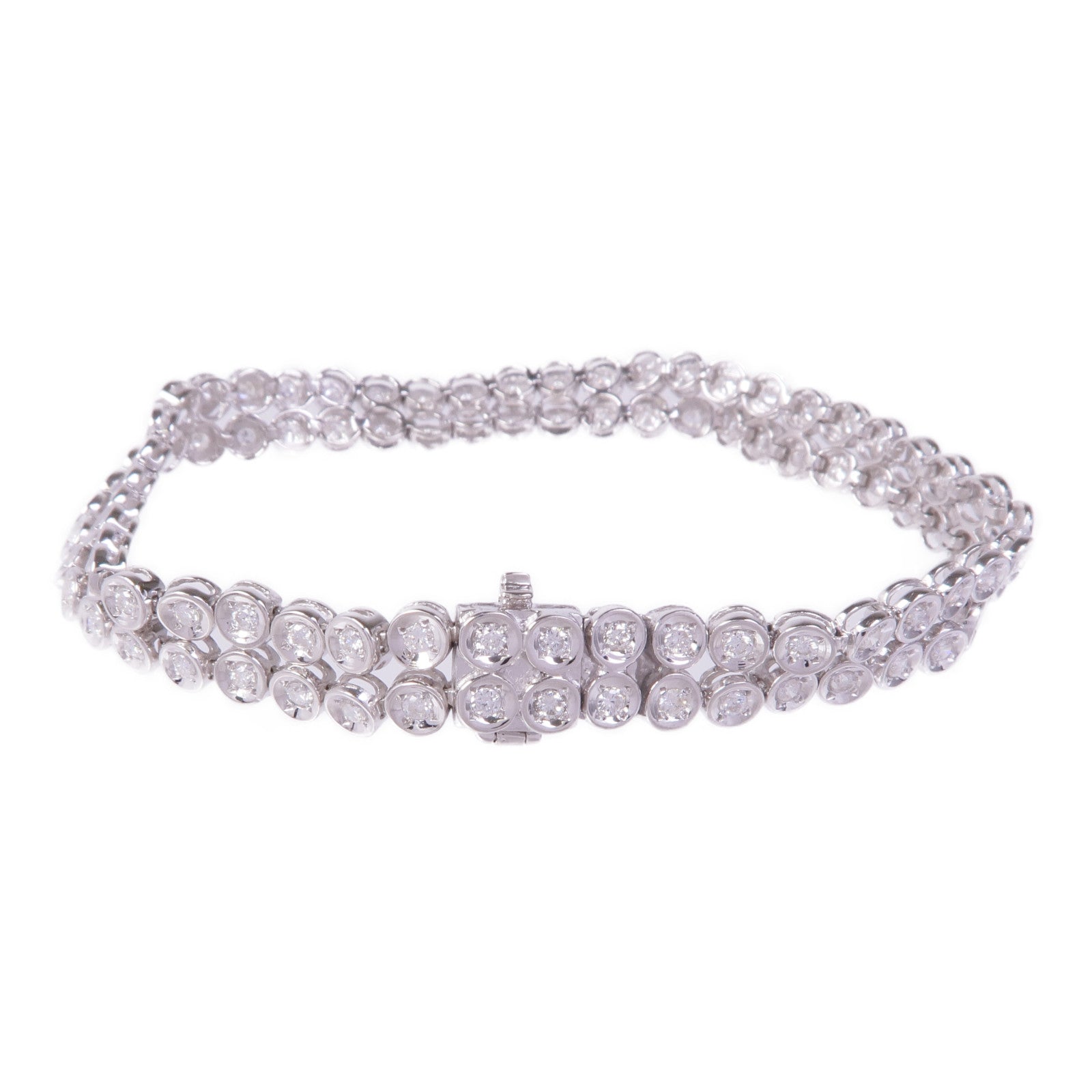 JEWELRY 【激減優惠】18K白金Diamond Bracelet鑽石手鏈