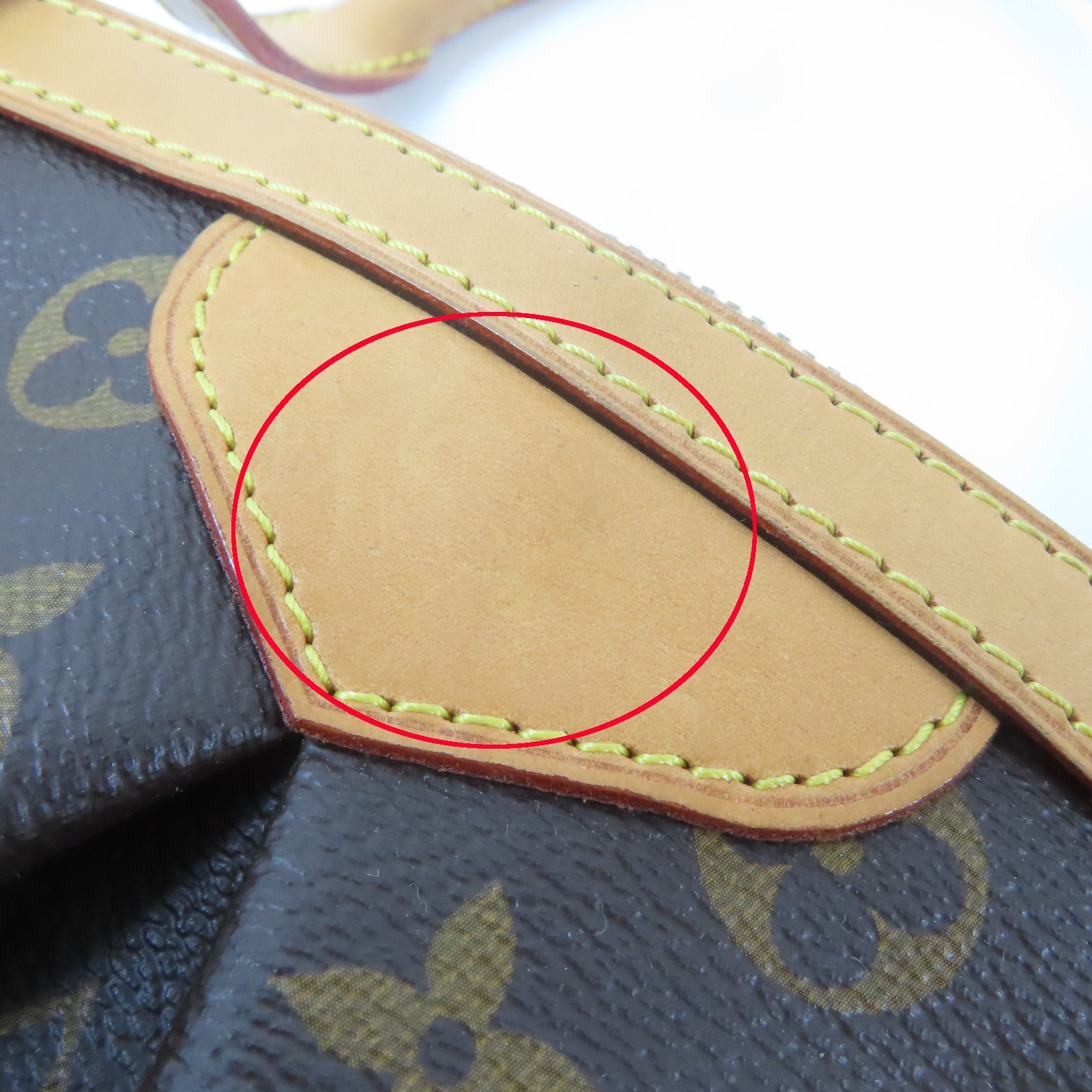 LOUIS VUITTON Monogram Tivoli GM金扣手挽袋啡色