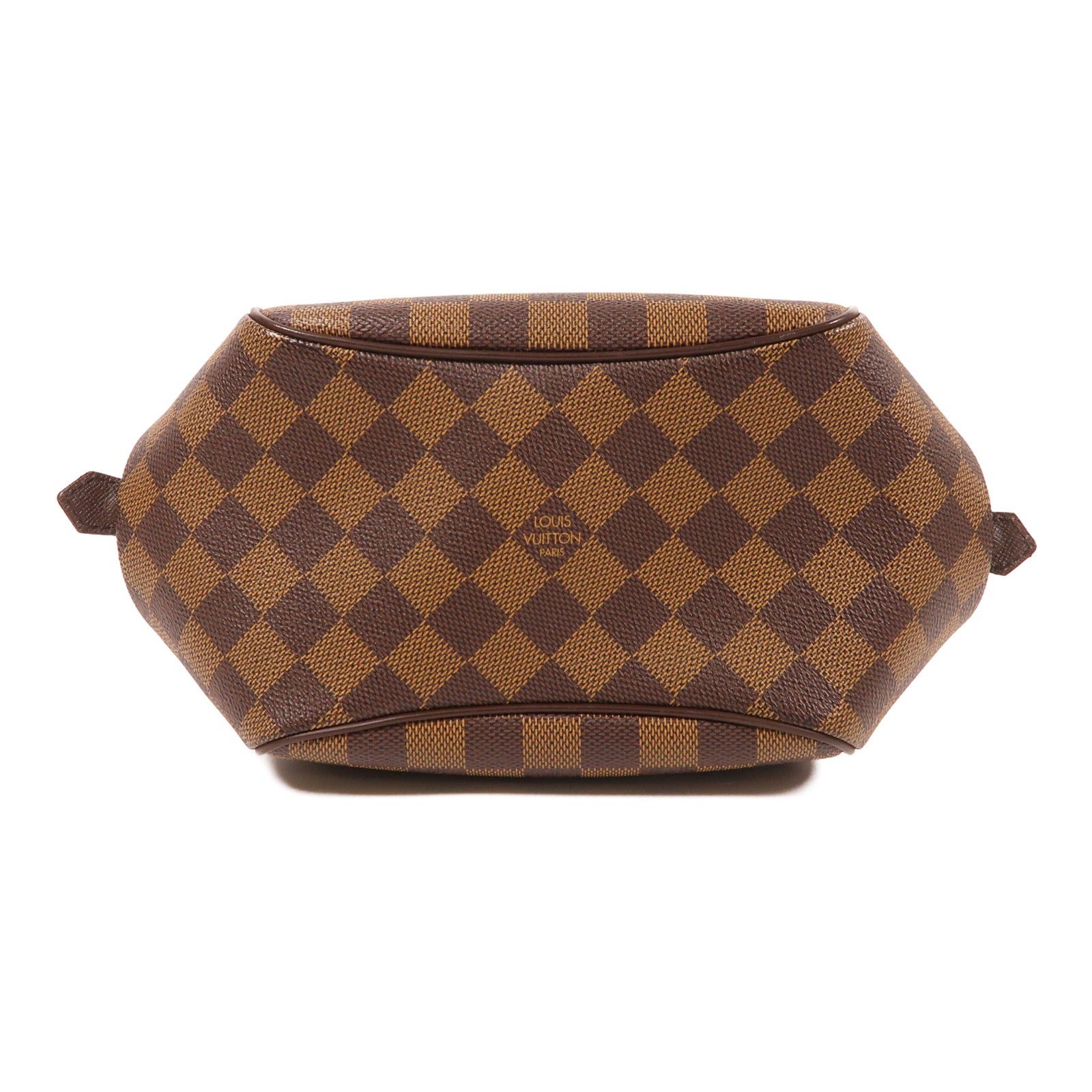 LOUIS VUITTON Damier Ebene Belem PM金扣手挽袋啡色