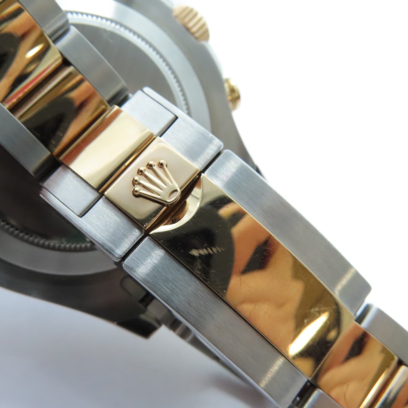 ROLEX Yacht Master II 18K玫瑰金/不鏽鋼手錶自動機芯白色