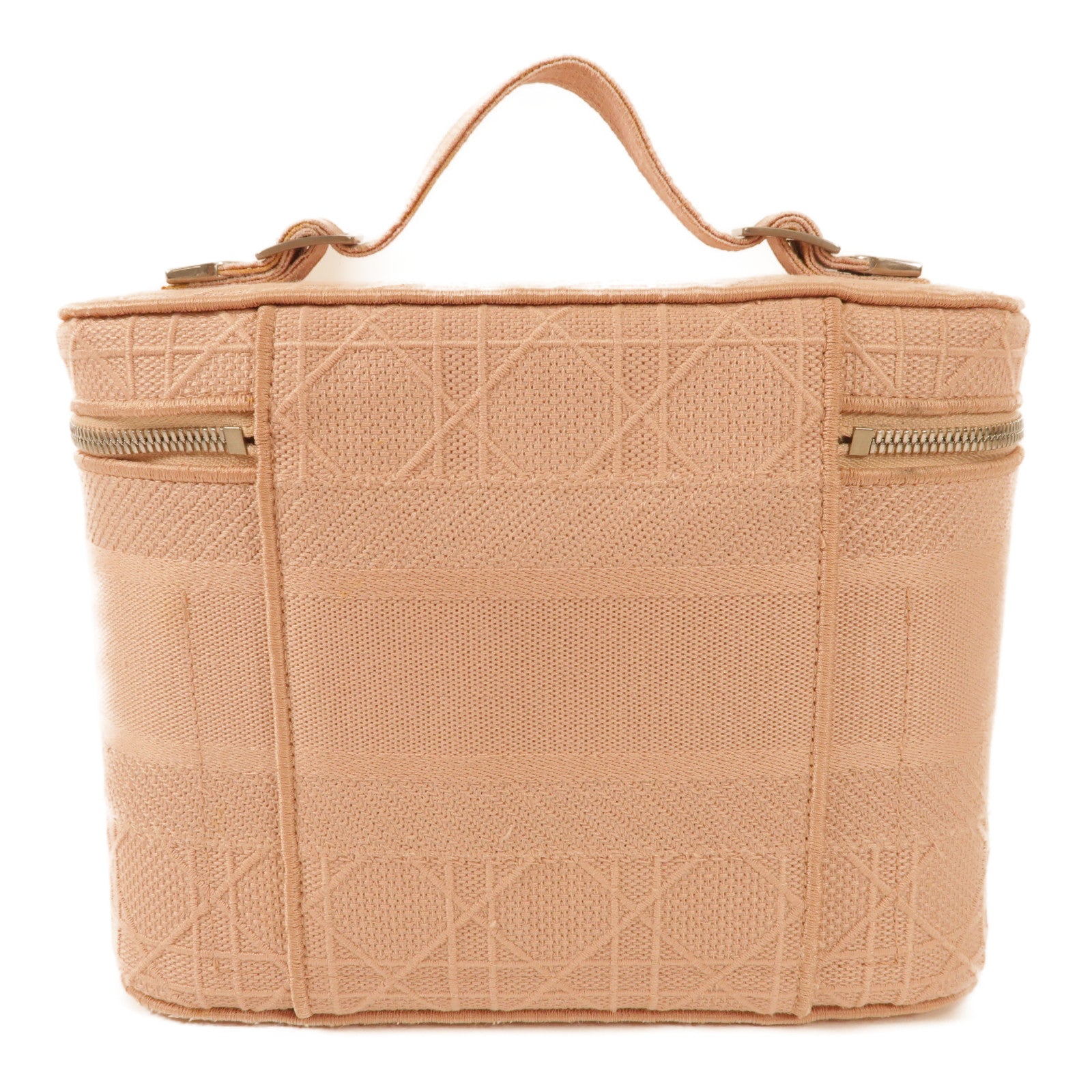 Dior SHW Vanity Bag Makeup Bag Cosmetic Bag Canvas Pink
