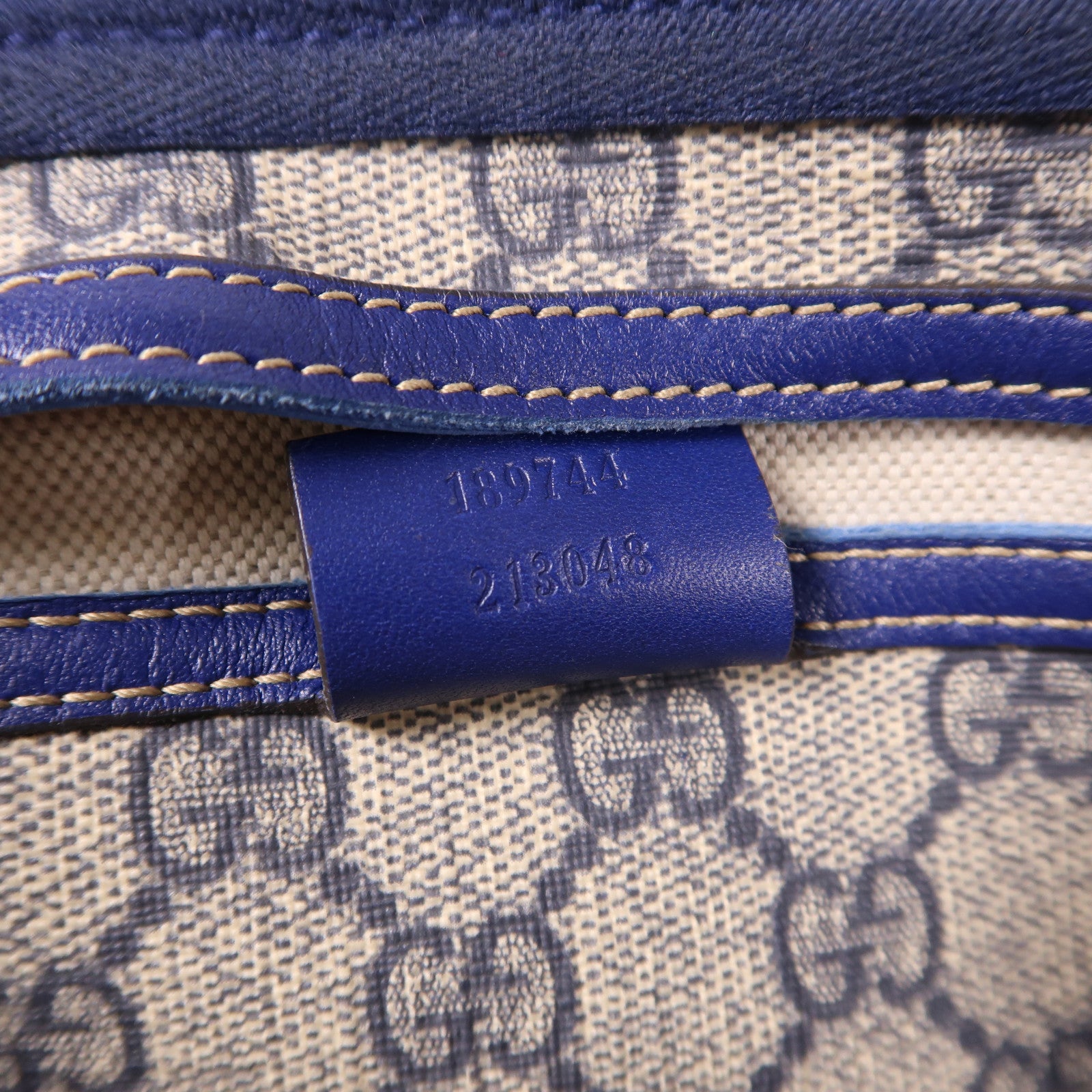 GUCCI 塗層帆布Union Jack Sloane Bag銀扣波士頓包