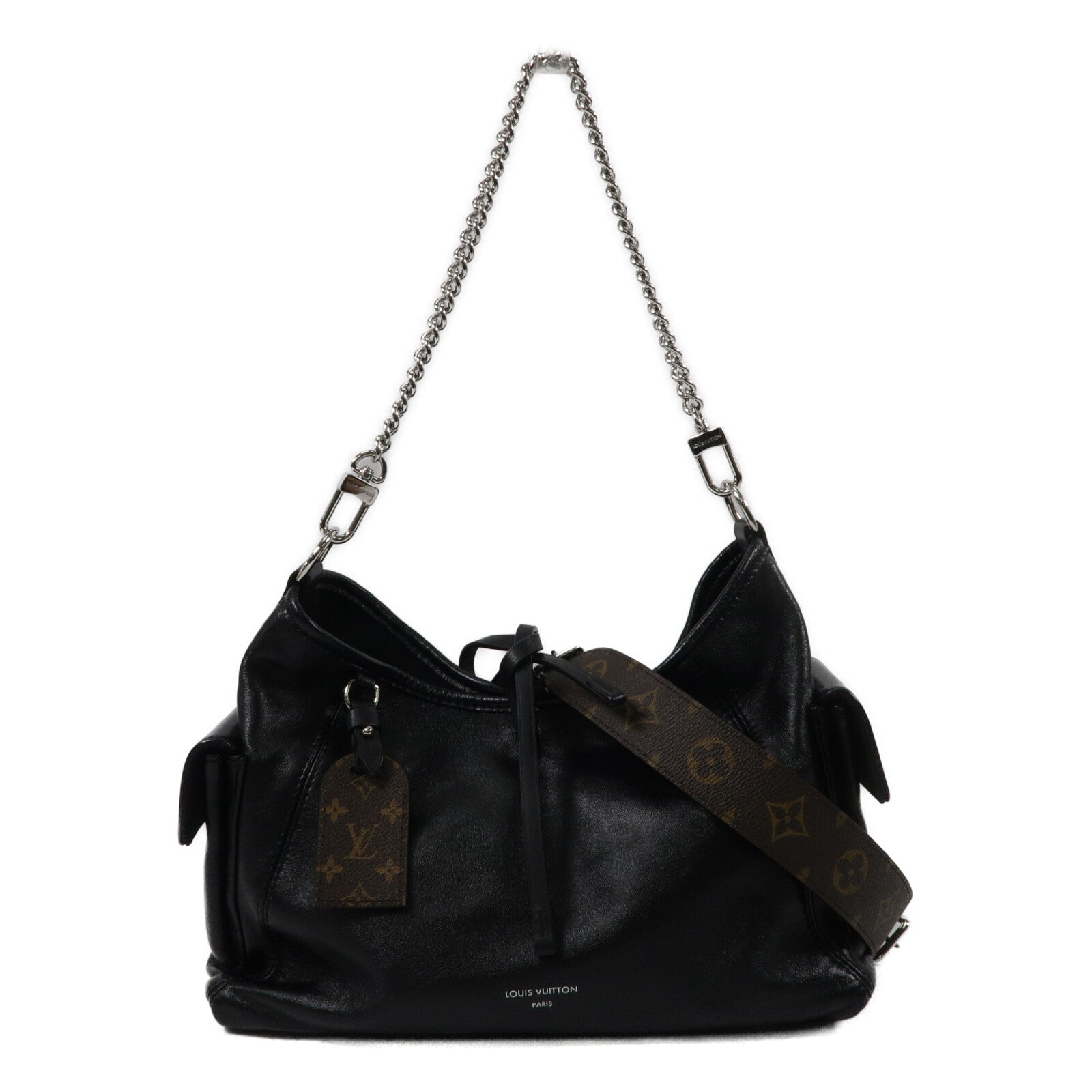 LOUIS VUITTON 羊皮皮革Carry All Vibe PM手挽肩背兩用袋