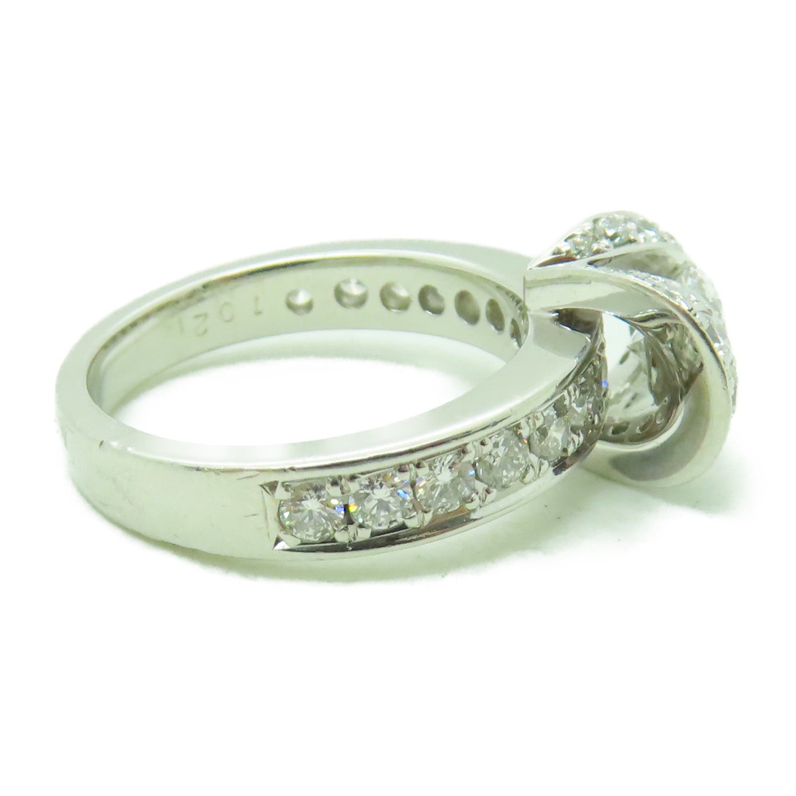JEWELRY **【激減優惠】PT900鉑金Diamond Ring 1.02ct/0.728ct鑽石戒指US#5.75