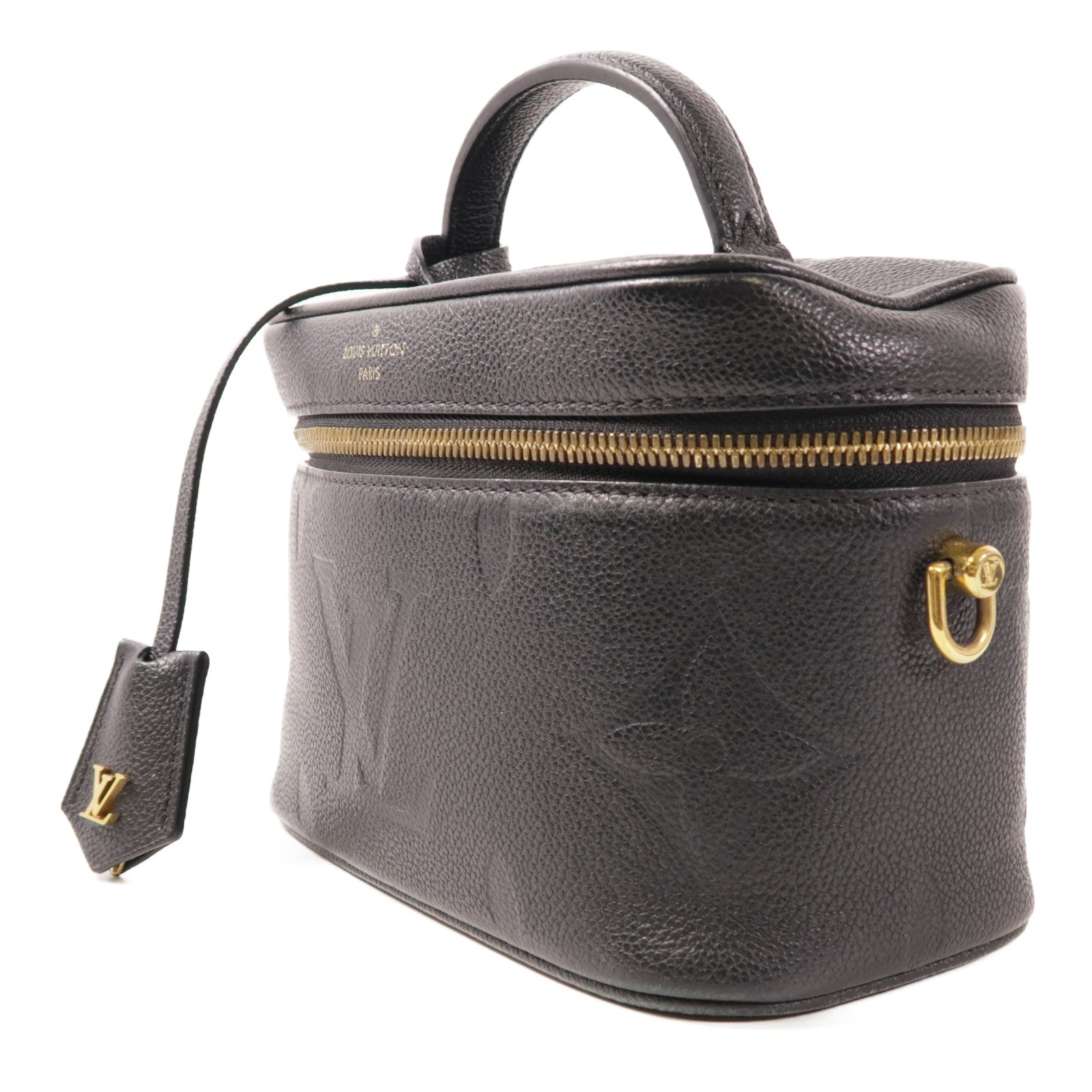 LOUIS VUITTON LV Vanity Case 2 Way Bag M45598 Monogram Empreinte Black