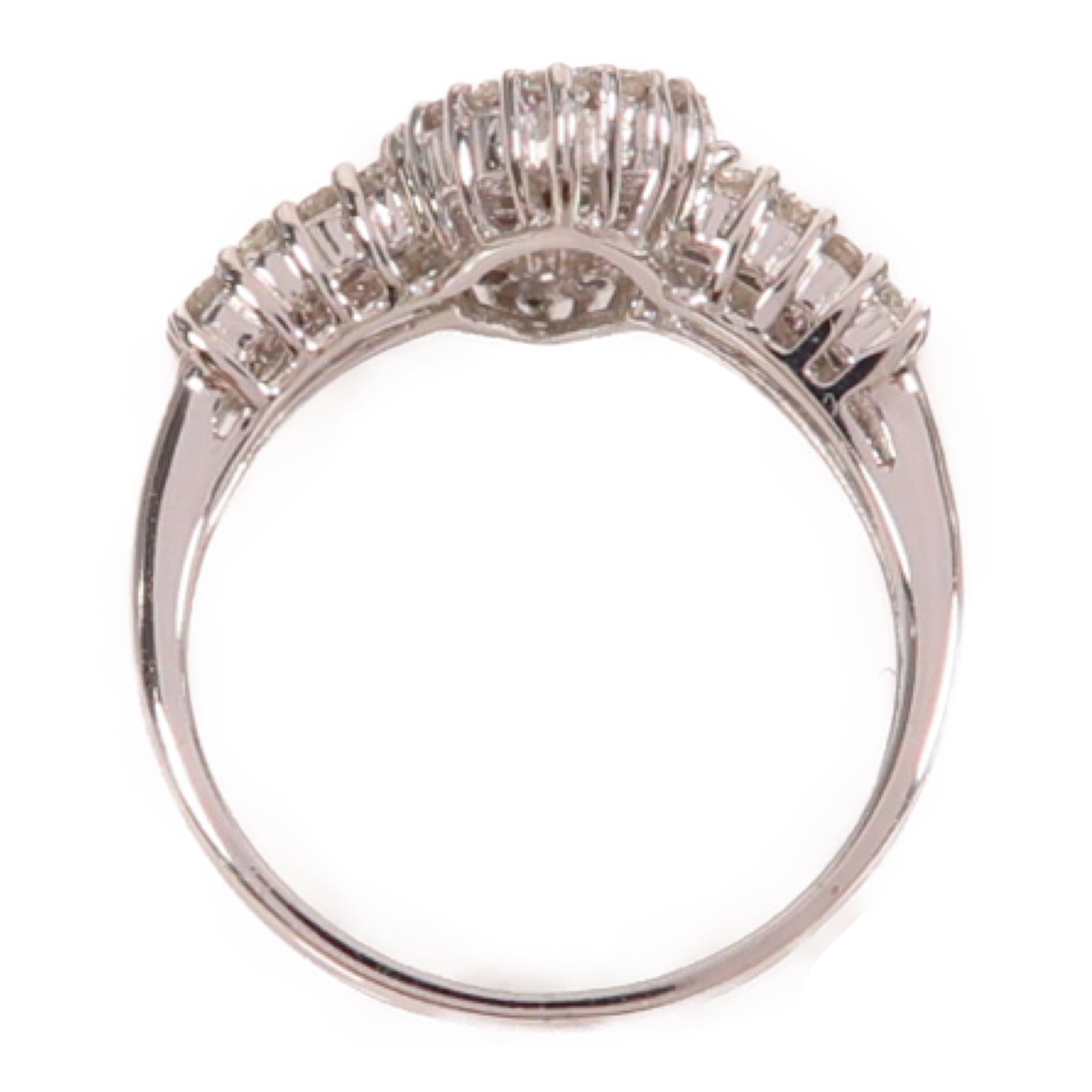 JEWELRY 18K白金Diamond Ring戒指US#5