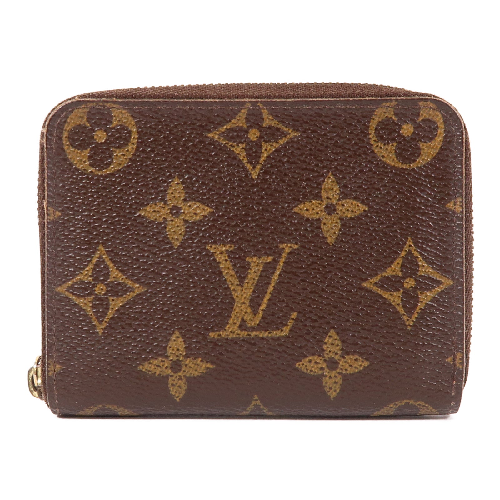 LOUIS VUITTON Monogram Zippy Coin Purse金扣零錢包