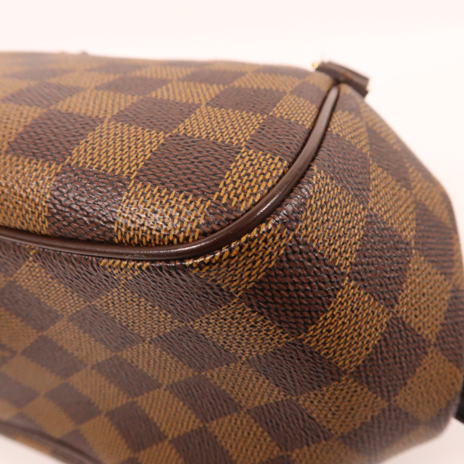 LOUIS VUITTON Damier Ebene Belem PM金扣手挽袋啡色