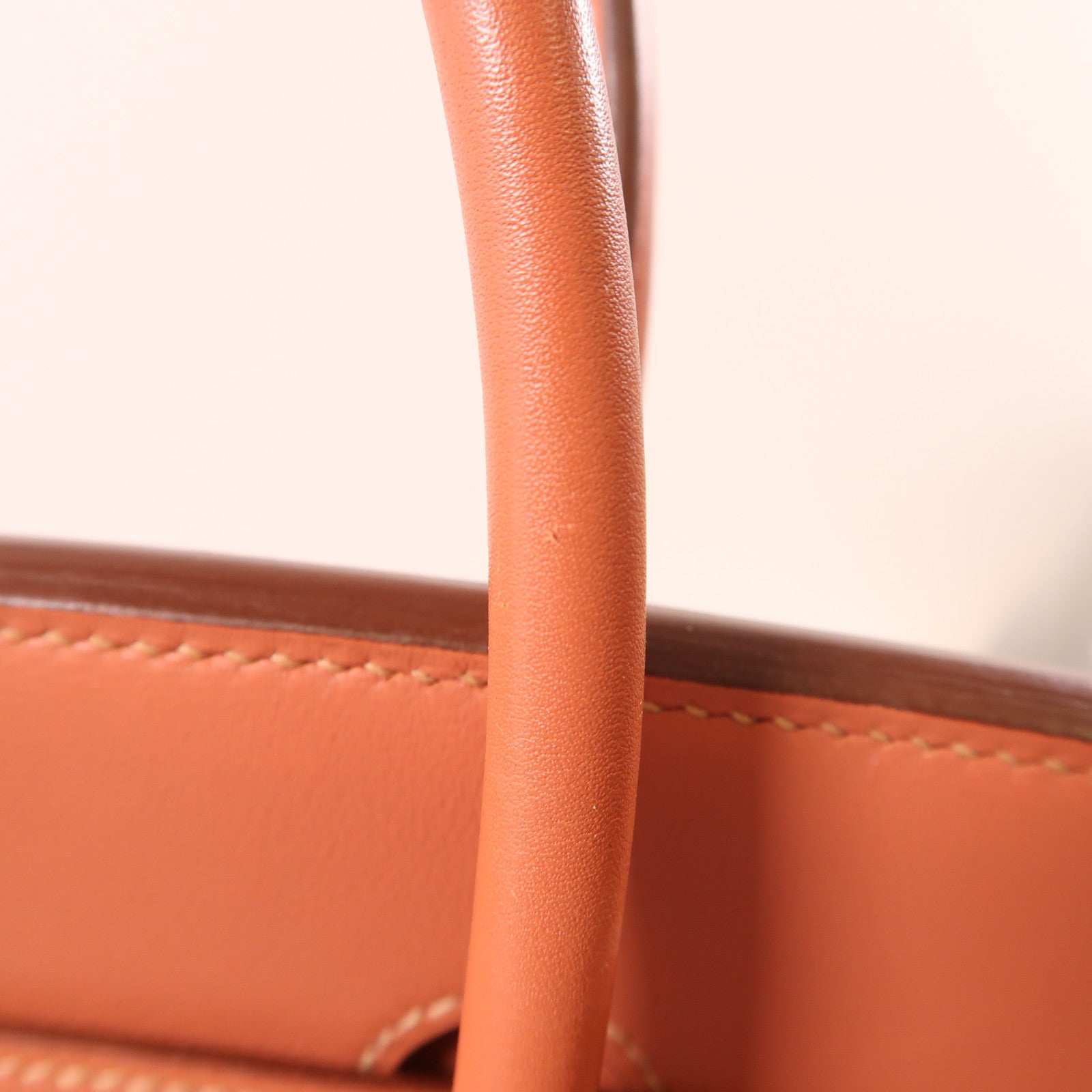 HERMES Swift皮革Birkin 35銀扣手挽袋Rose Tea粉紅色