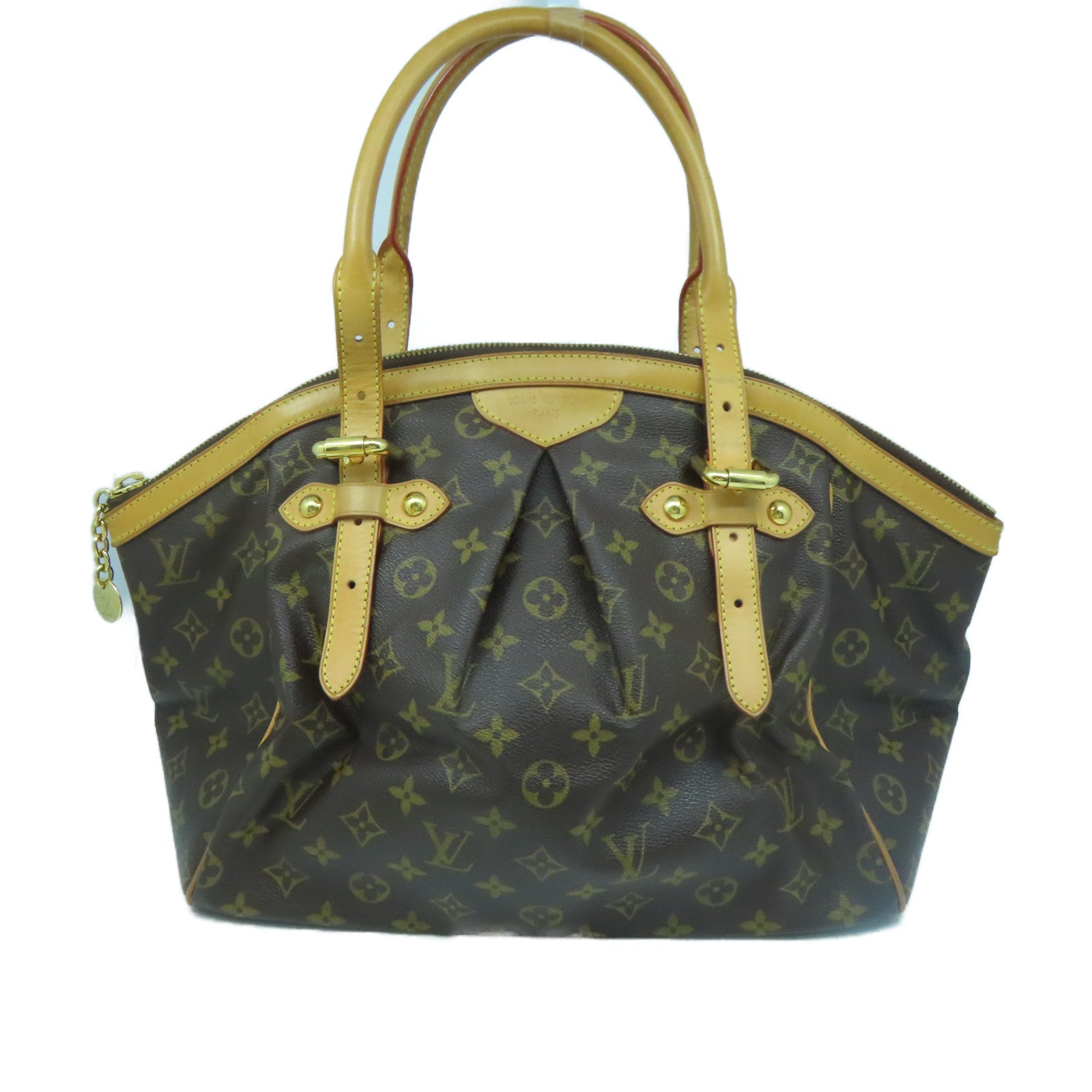 LOUIS VUITTON 【激減優惠】Monogram Tivoli GM金扣手挽袋啡色
