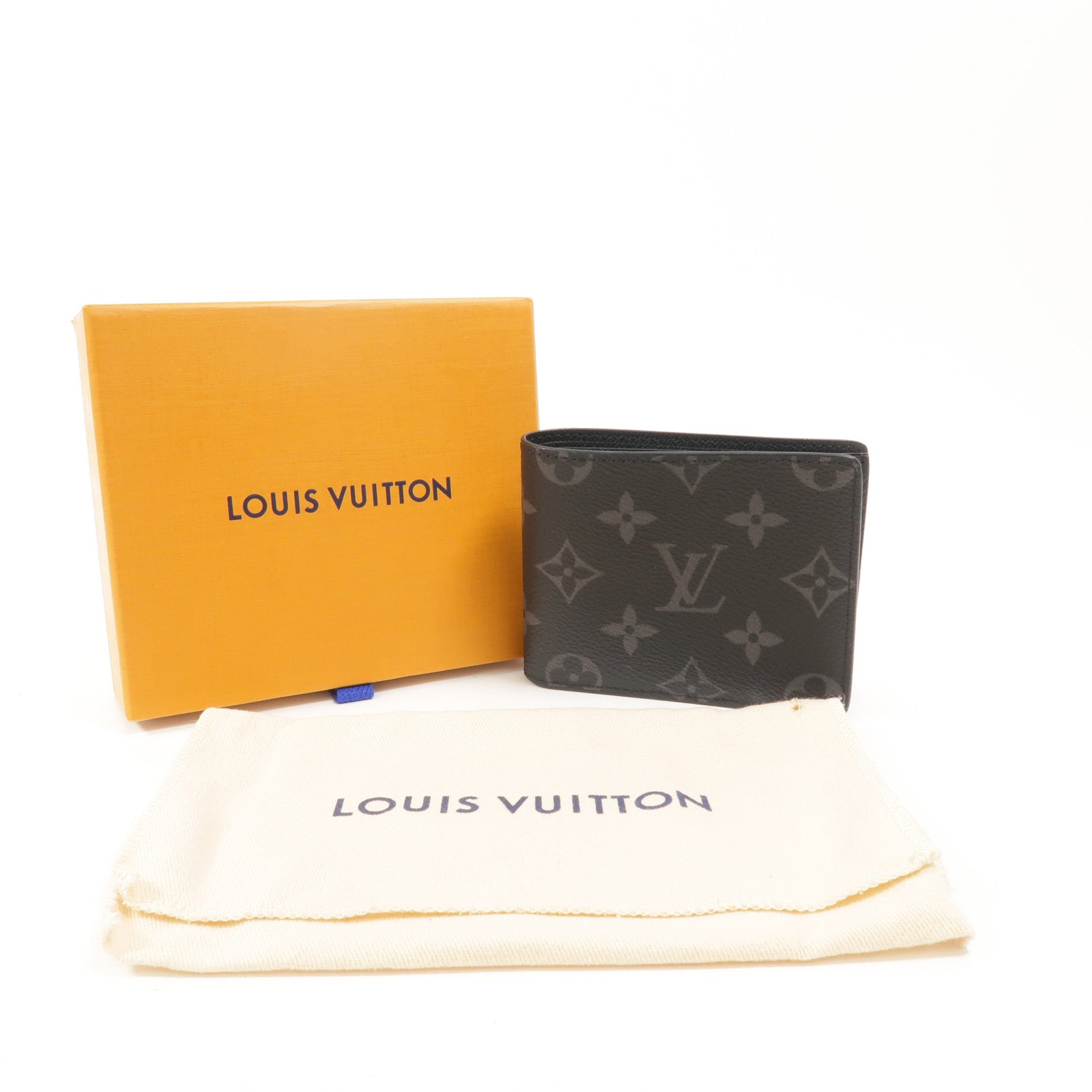 LOUIS VUITTON Monogram Eclipse Slender Wallet錢包
