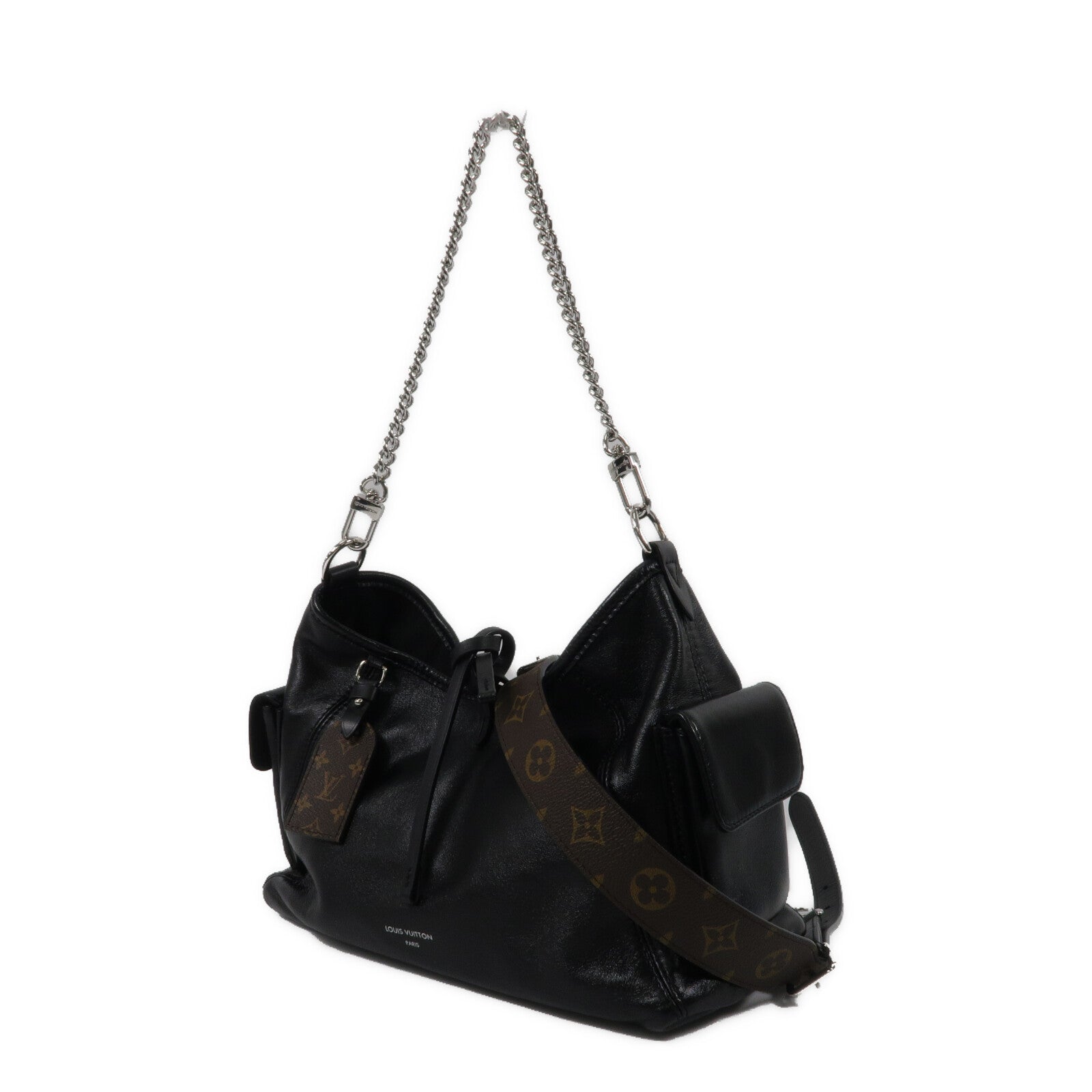LOUIS VUITTON 羊皮皮革Carry All Vibe PM手挽肩背兩用袋