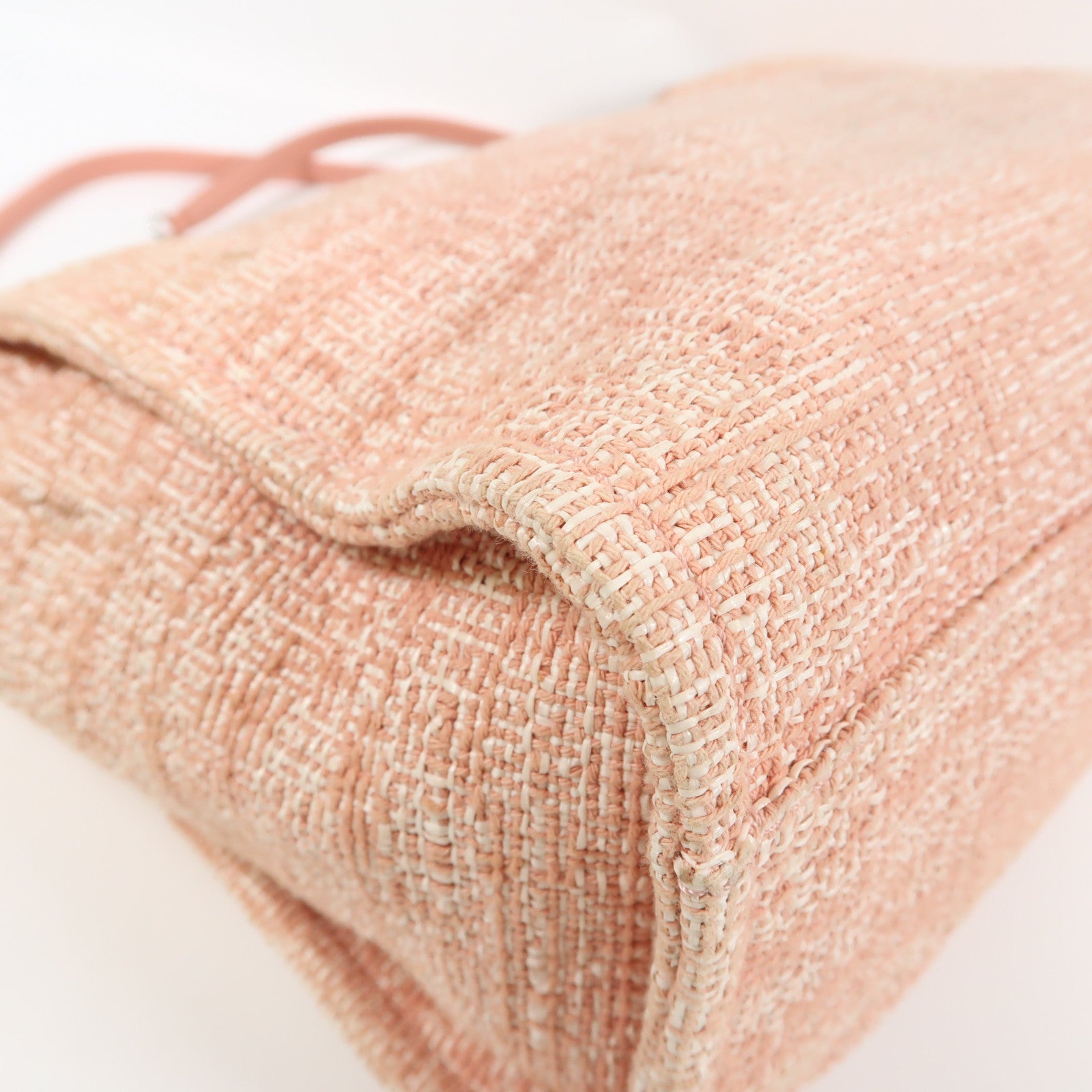 CHANEL 【激減優惠】Tweed Deauville銀扣鏈帶肩背袋