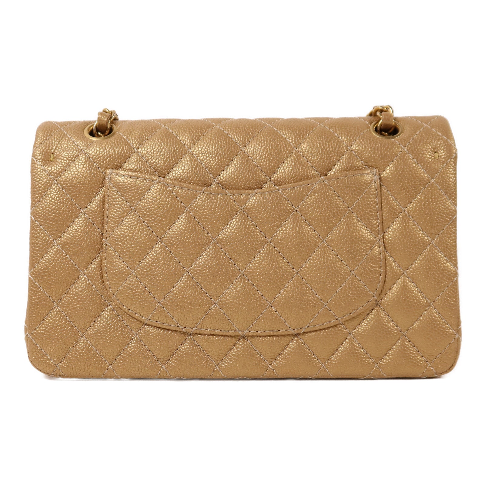 CHANEL 牛皮皮革Classic 25金扣鏈帶肩背袋