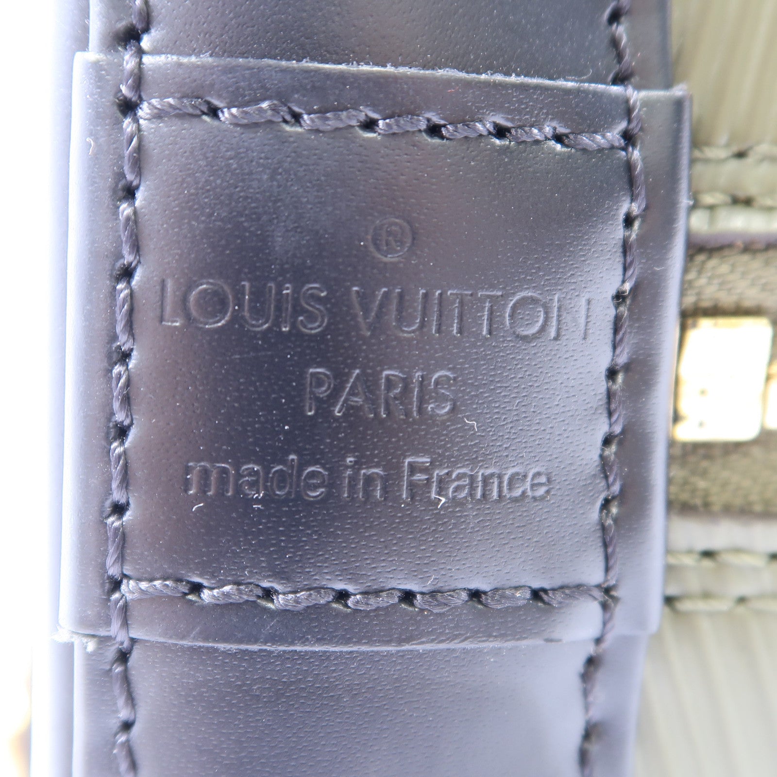 LOUIS VUITTON Epi Alma PM金扣手挽袋綠色/紅色/黑色