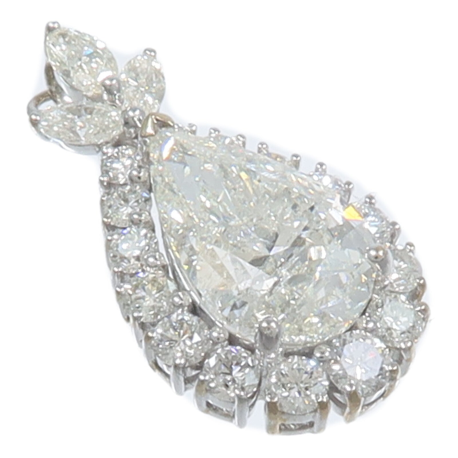 JEWELRY 18K白金Diamond Pendant Top鑽石吊墜