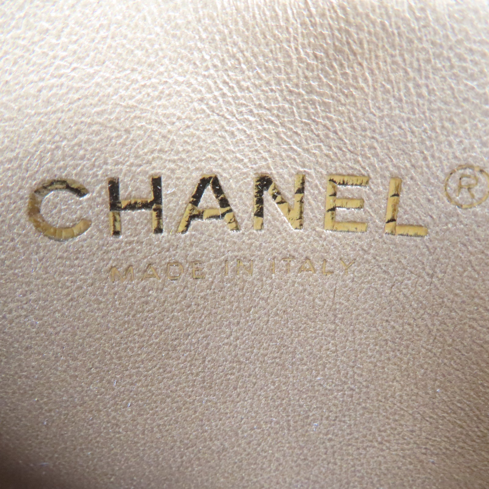 CHANEL 【激減優惠】菱格牛皮皮革Pearl Flap Bag金扣鏈帶肩背袋白色