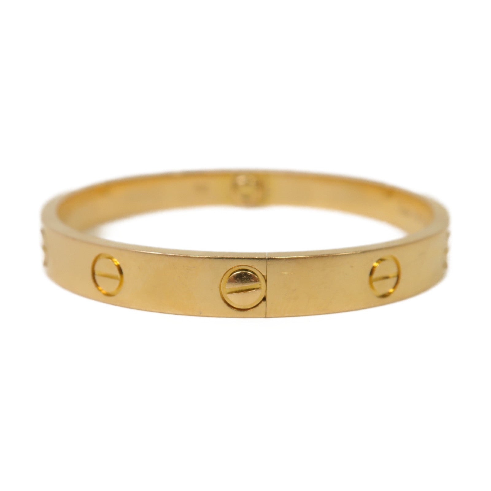 CARTIER 18K黃金Love Bracelet手鐲Cartier#17