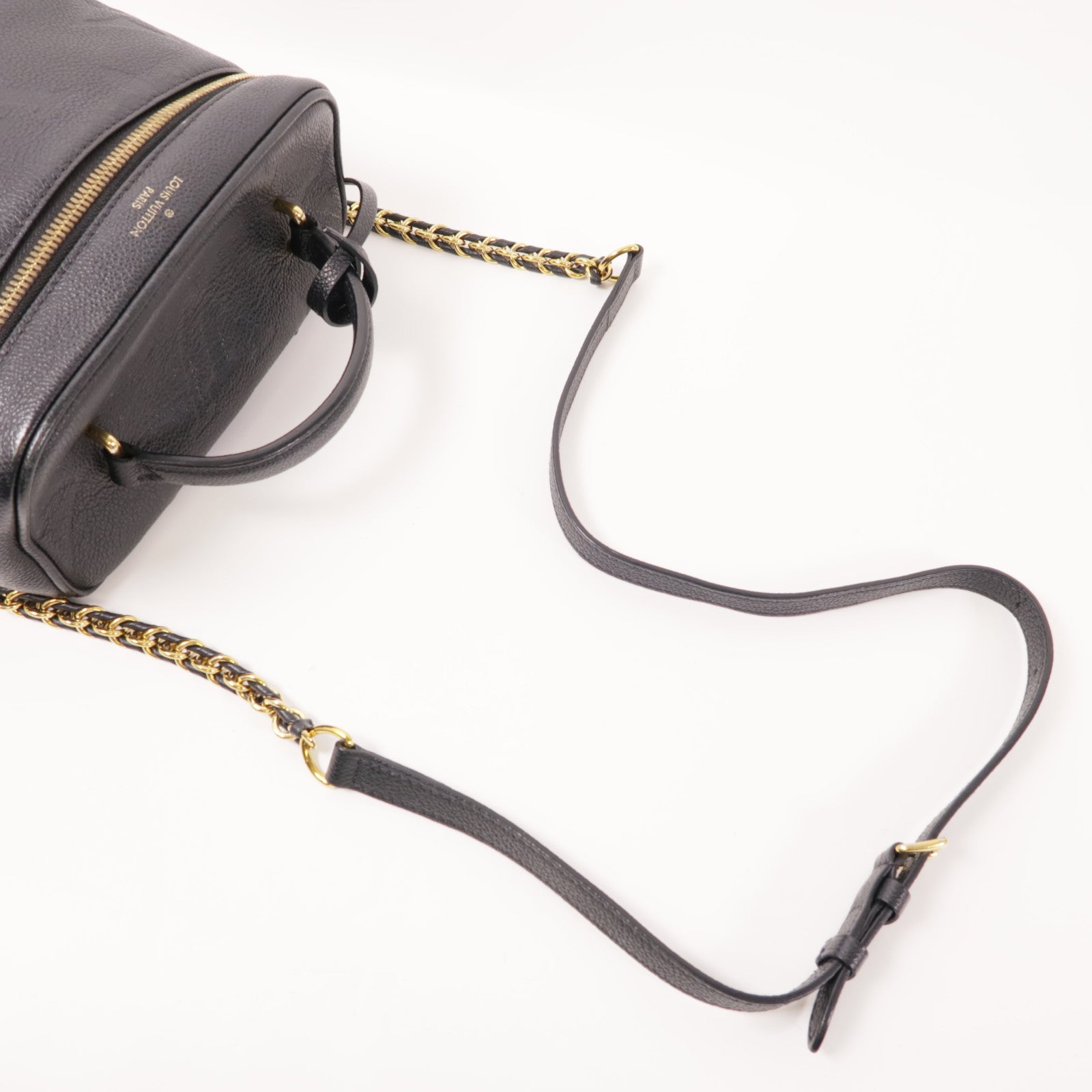 LOUIS VUITTON LV Vanity Case 2 Way Bag M45598 Monogram Empreinte Black