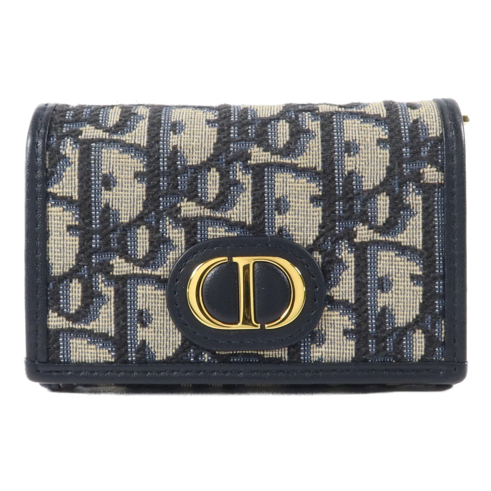 Dior 帆布30 Montaigne Glycine Wallet錢包