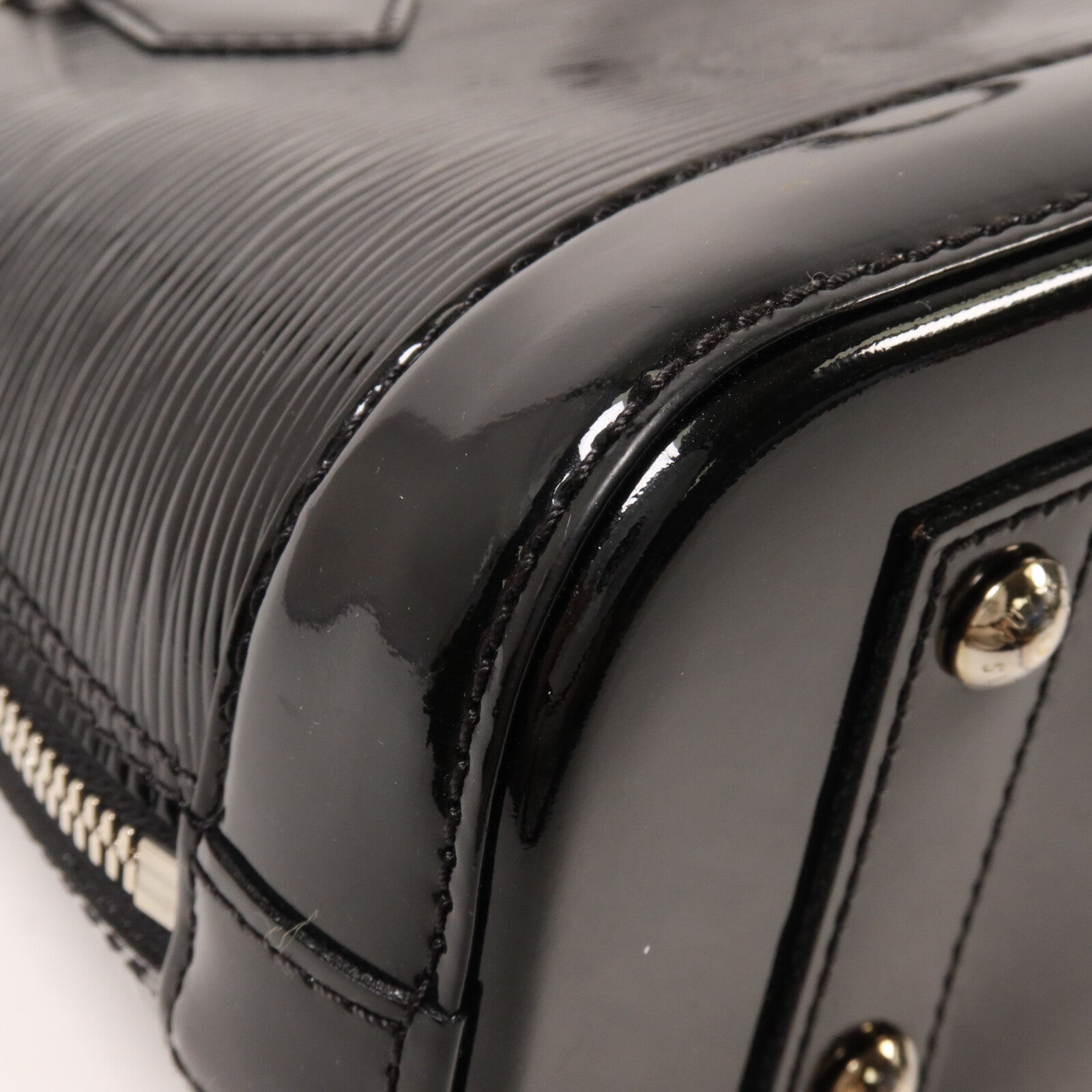 LOUIS VUITTON Epi Electric Alma BB銀扣手挽肩背兩用袋
