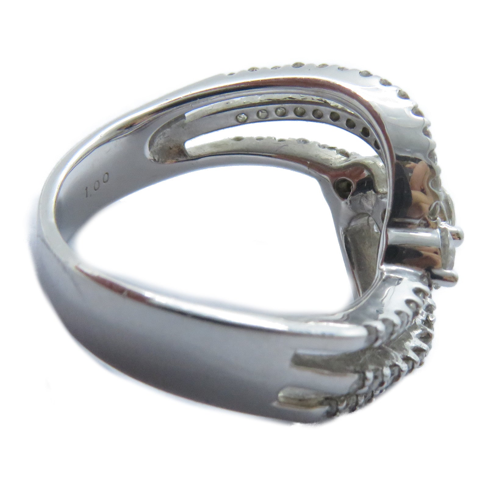 JEWELRY 【激減優惠】18K白金Diamond Ring 1.00ct鑽石戒指US#6.75